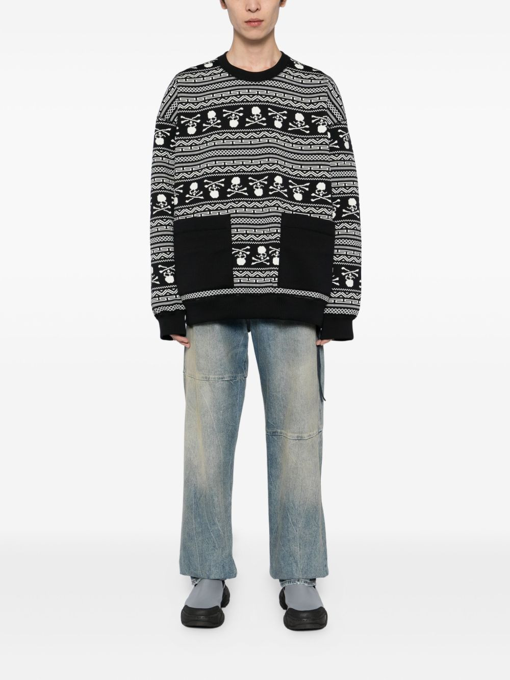 logo-embellished jumper - 2