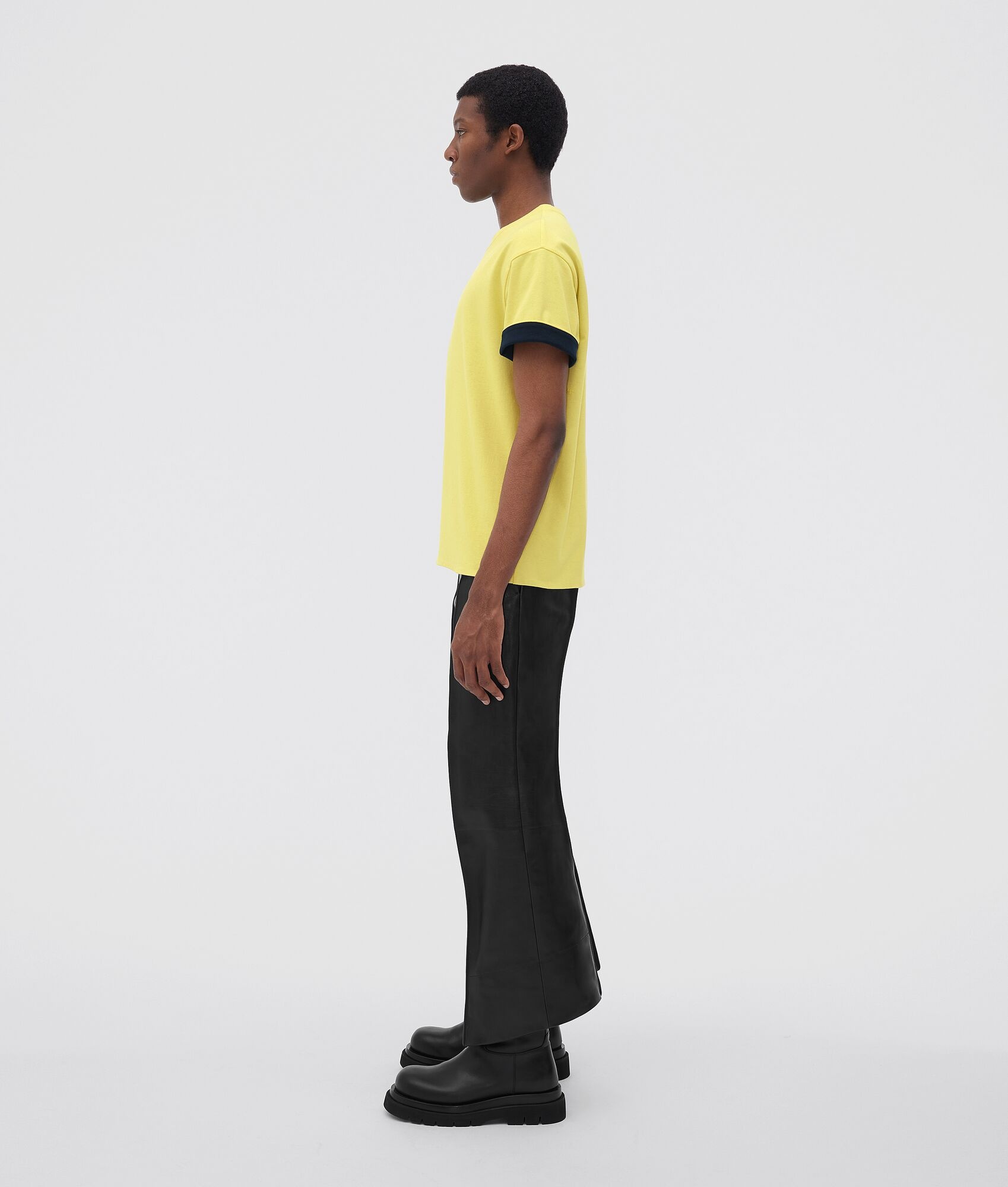 double layered cotton jersey t-shirt - 2