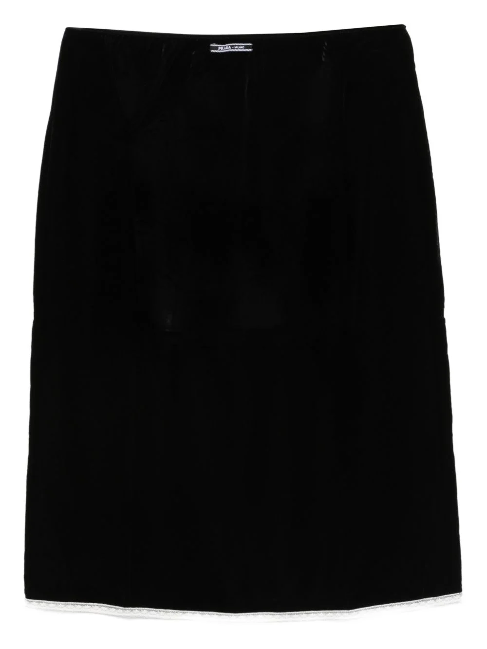 midi velvet skirt - 1