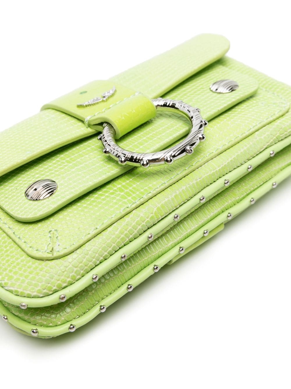 Kate Wallet lizard-embossed leather mini bag - 4
