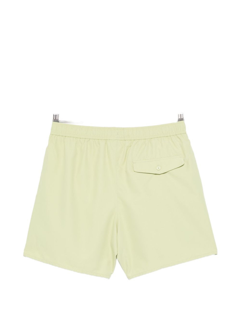 LACOSTE drawstring geometric swim shorts outlook