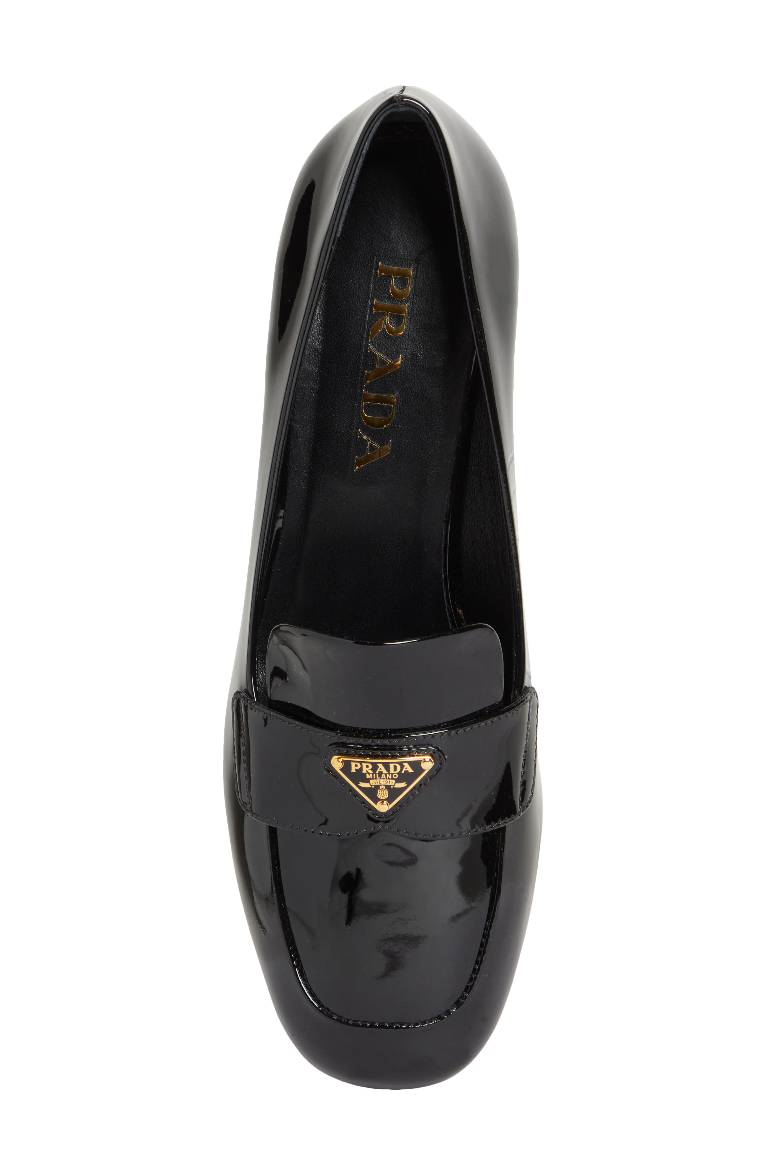 Triangle Logo Loafer Pump - 5