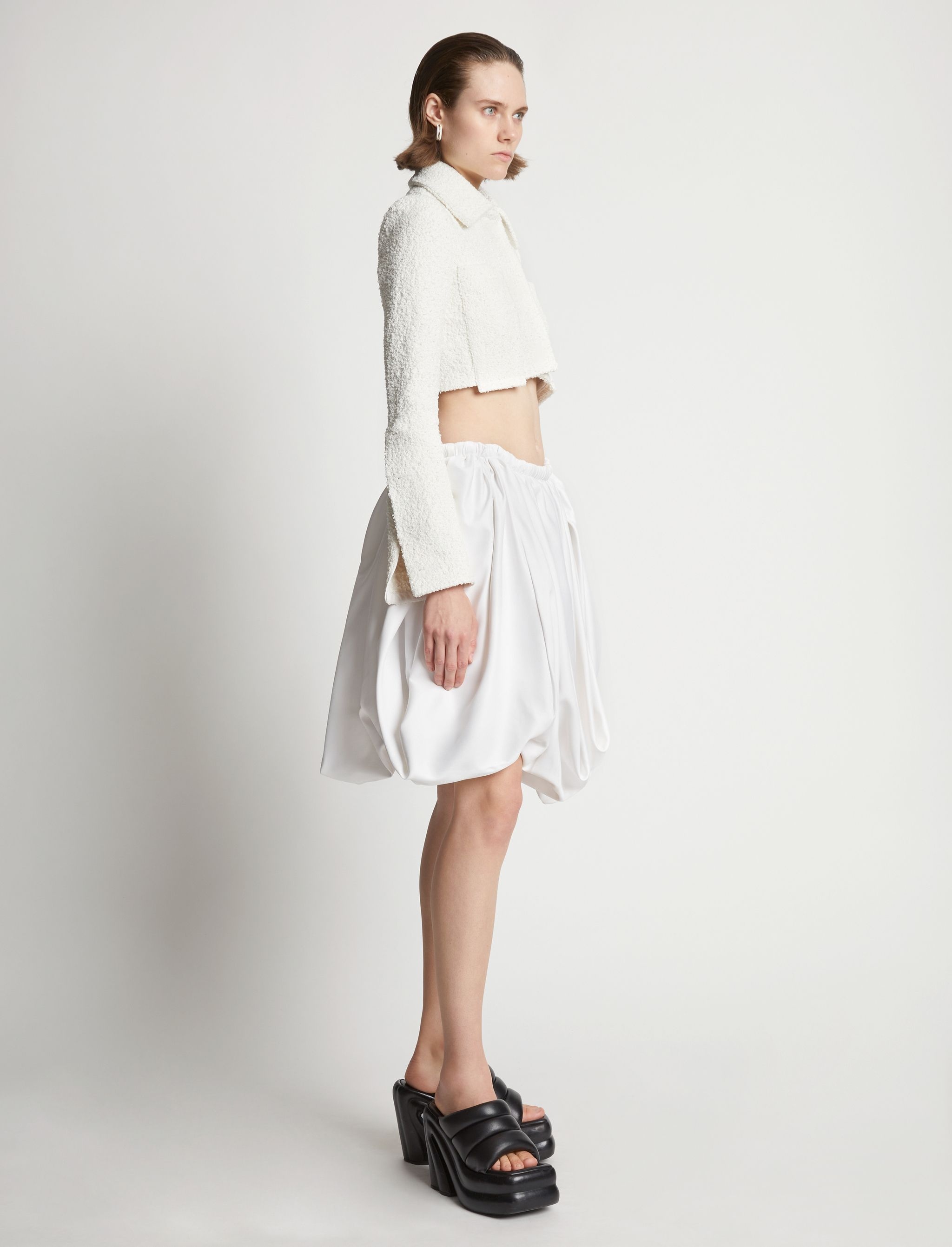 Technical Cotton Voluminous Skirt - 3