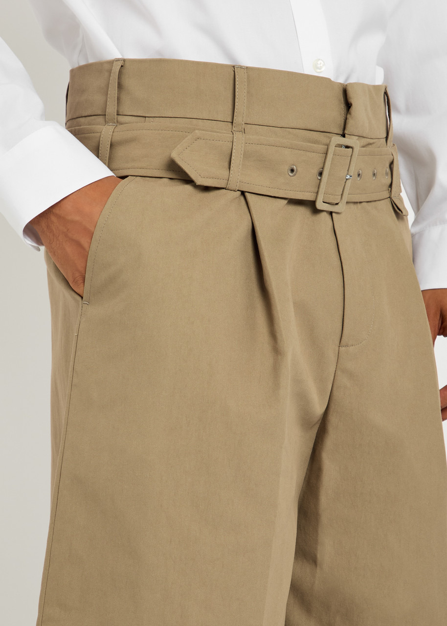 Simone Rocha Belted Cotton-gabardine Shorts - 5
