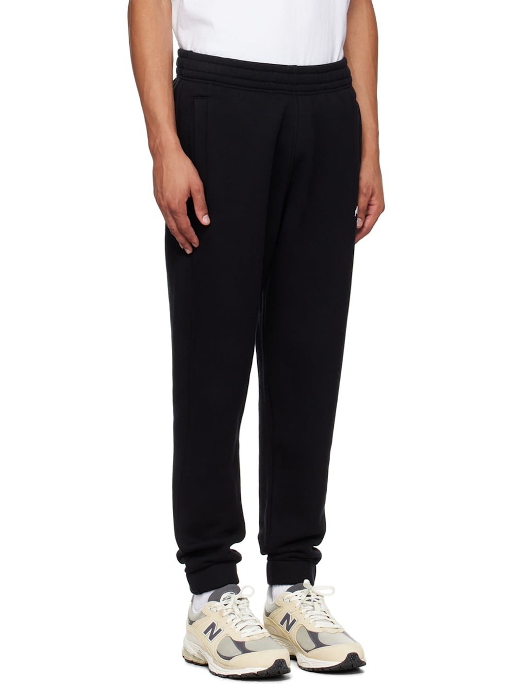 Black Handwriting Comfort Sweatpants - 2
