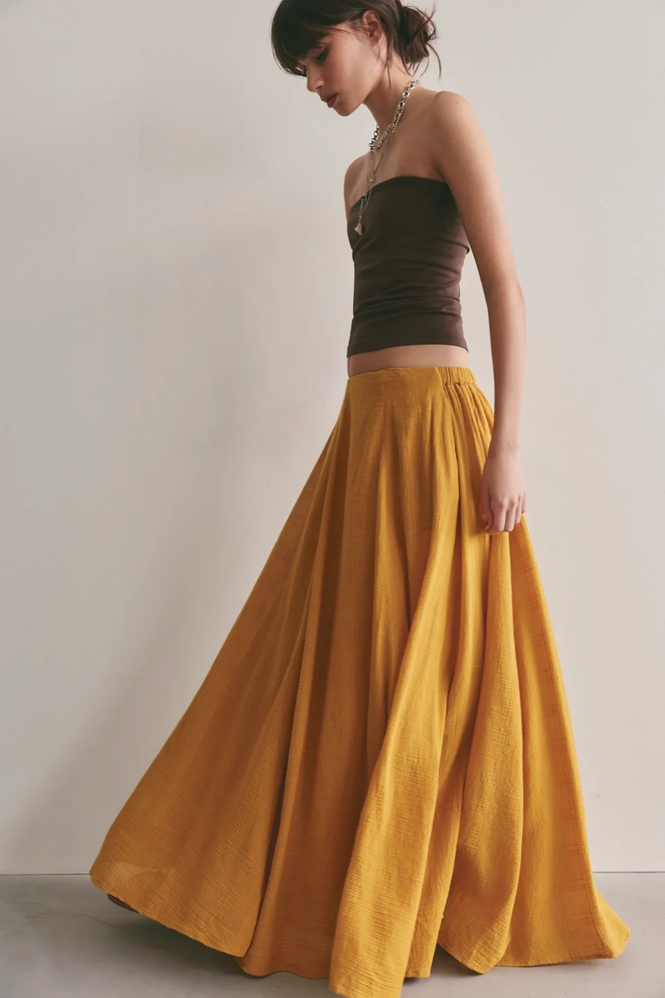 Ives Solid Maxi Skirt - 1