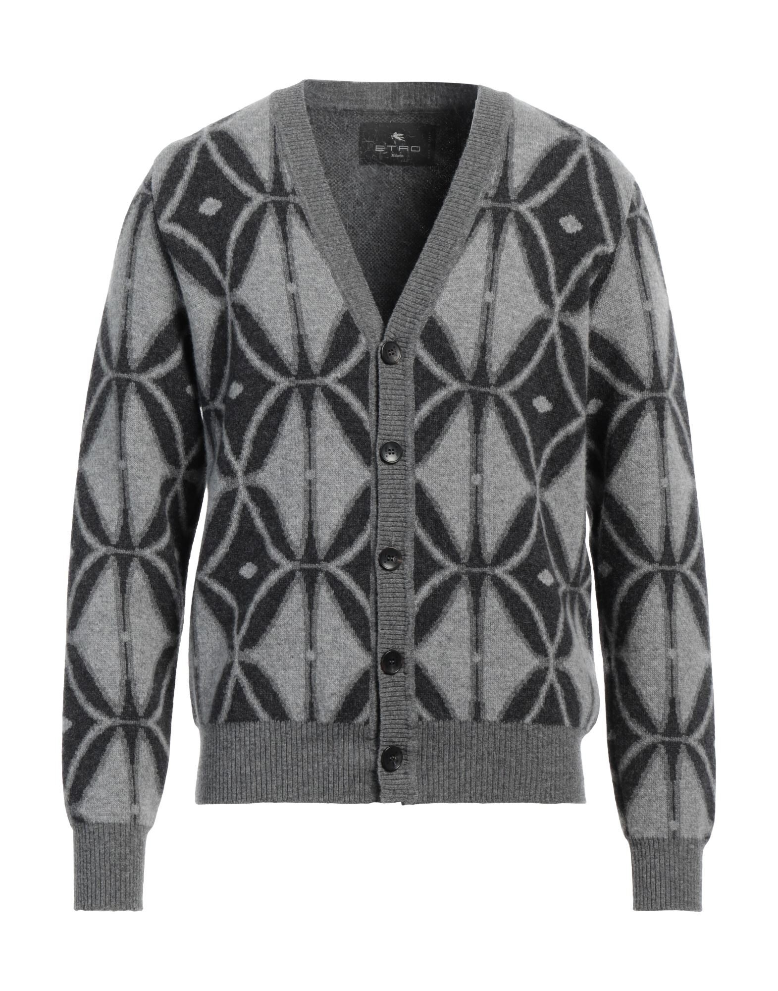 Grey Men's Cardigan - 1