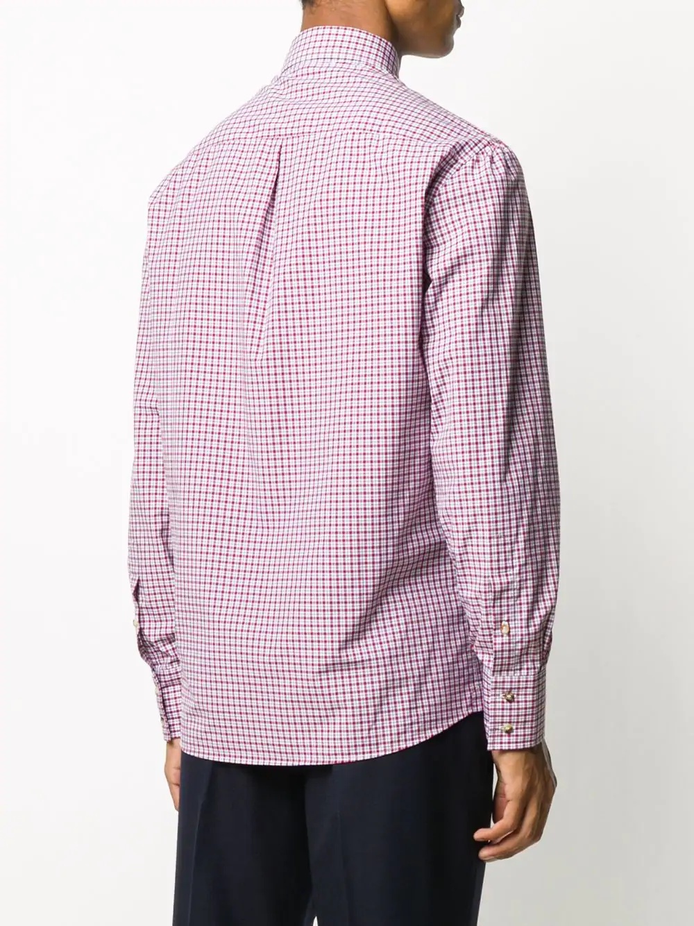 checked long sleeved shirt - 4