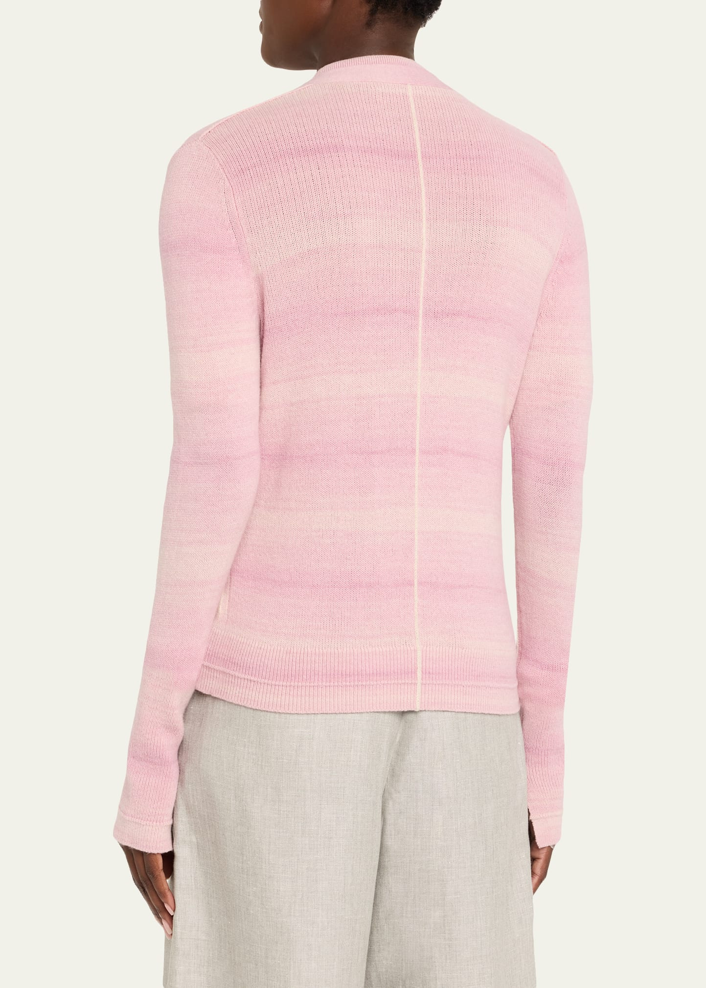 Featherweight Cashmere Slim V-Neck Cardigan - 3