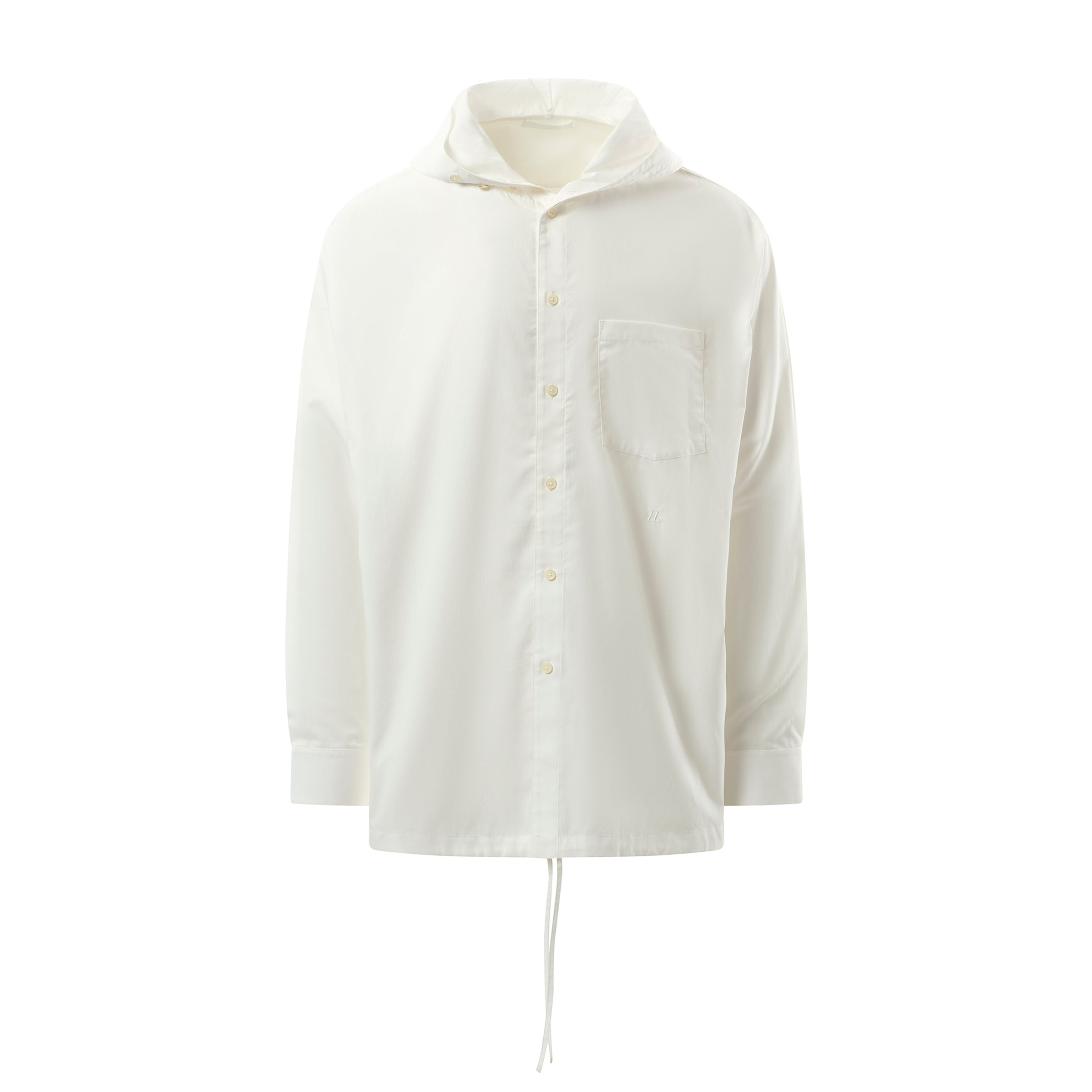 Hoodie Shirt in White - 2