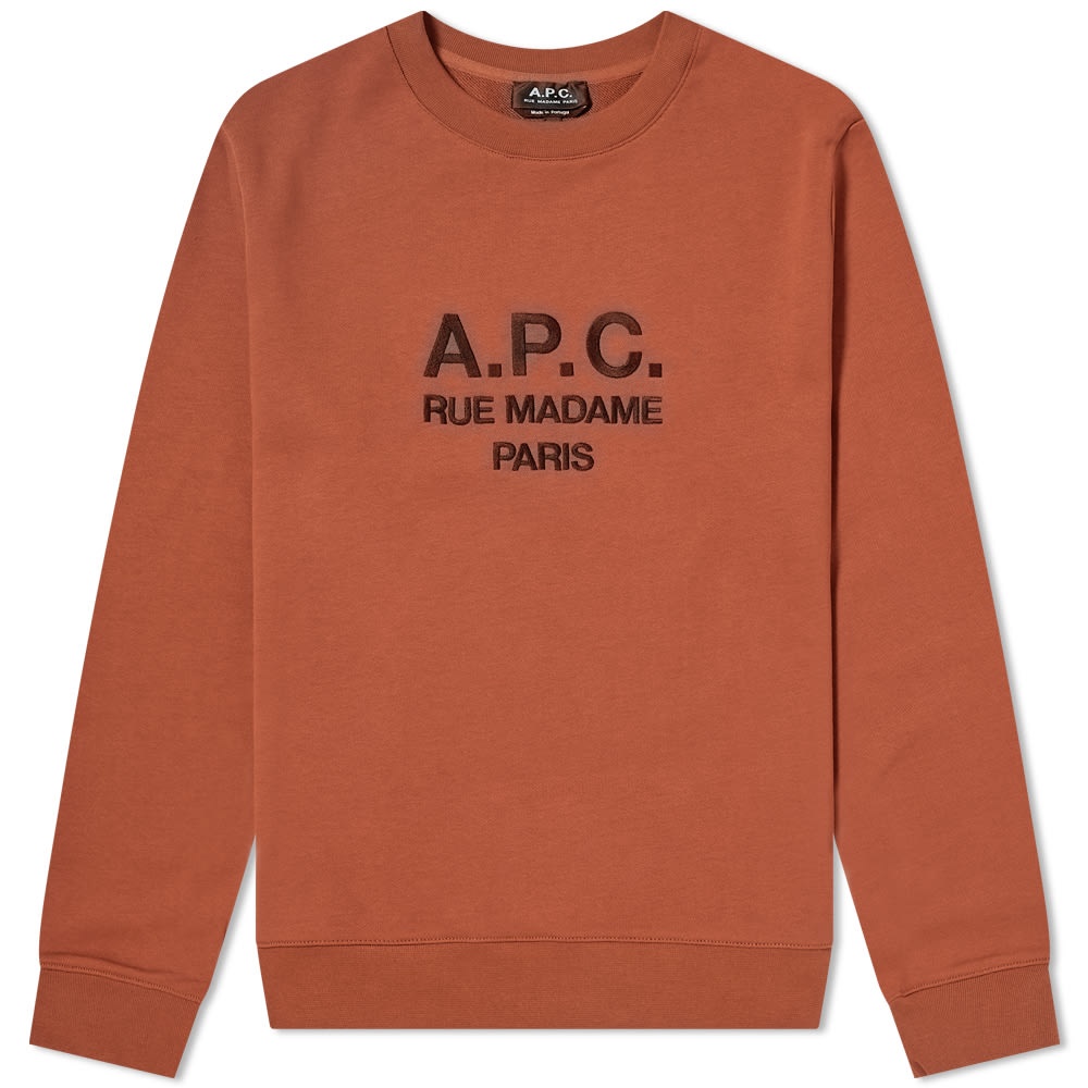 A.P.C. Rufus Embroidered Crew Sweat - 1