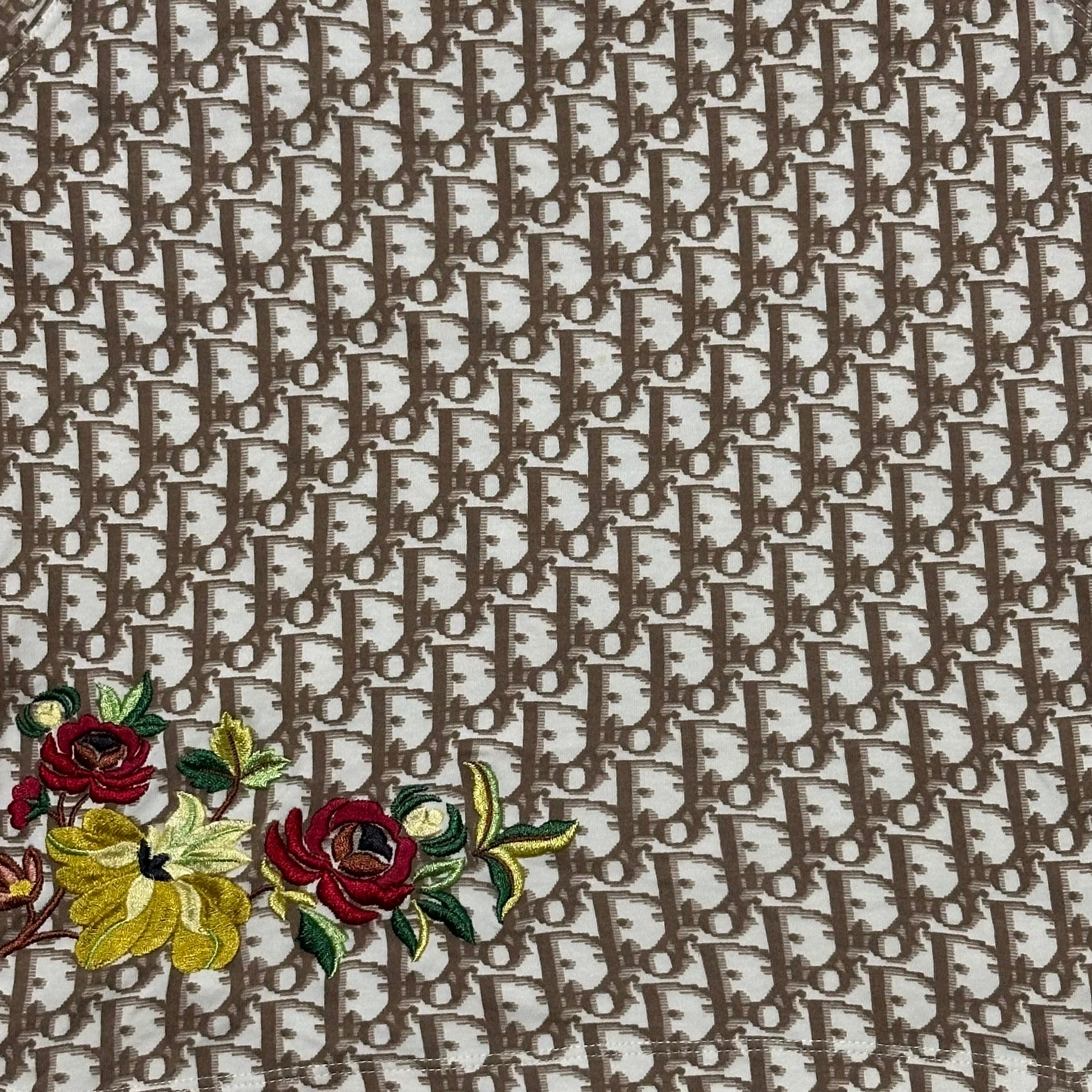 CHRISTIAN DIOR Spring Summer 2005 Diorissimo Floral Embroidered Trotter Tank Top - 3