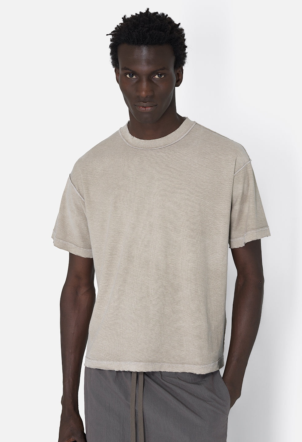 FOLSOM REVERSED CROPPED TEE - 2