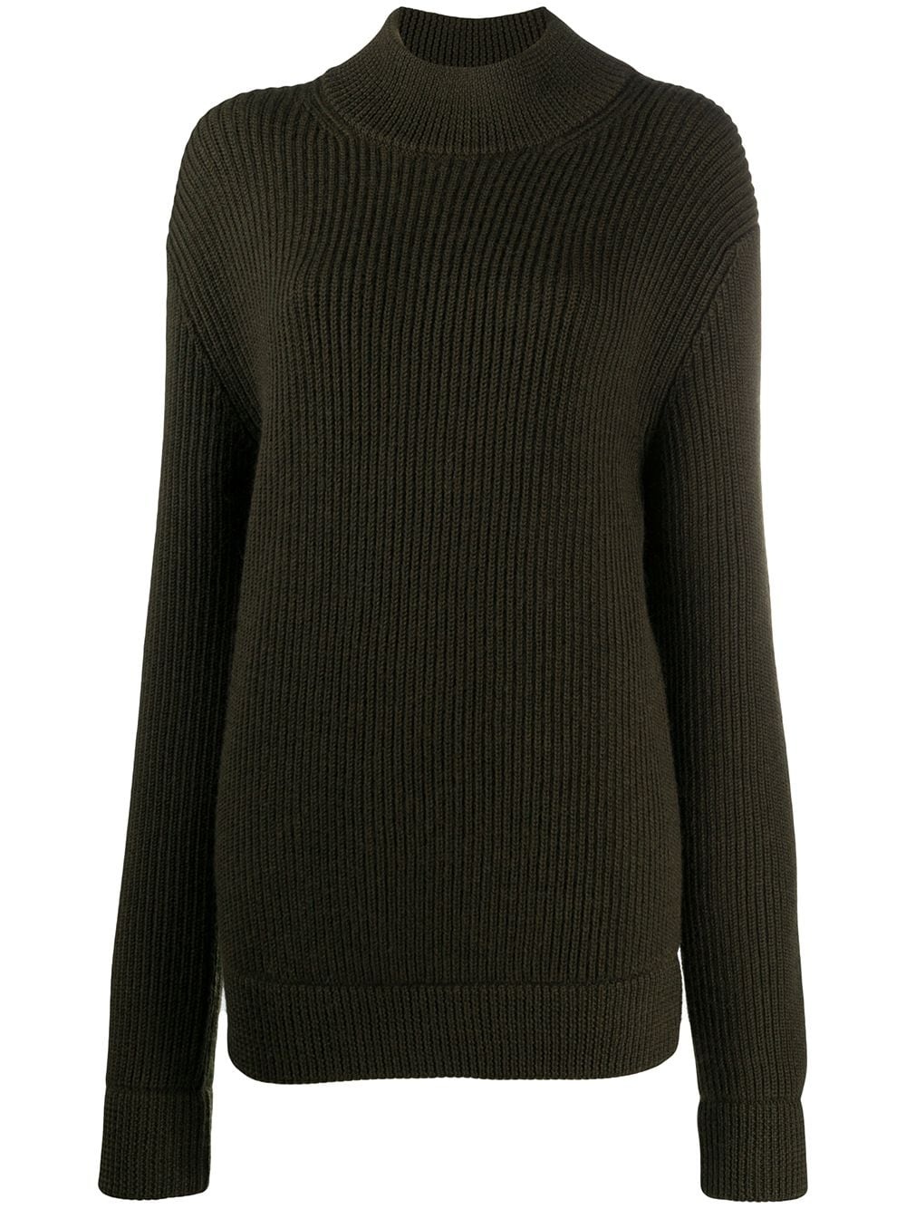 high neck wool jumper - 1