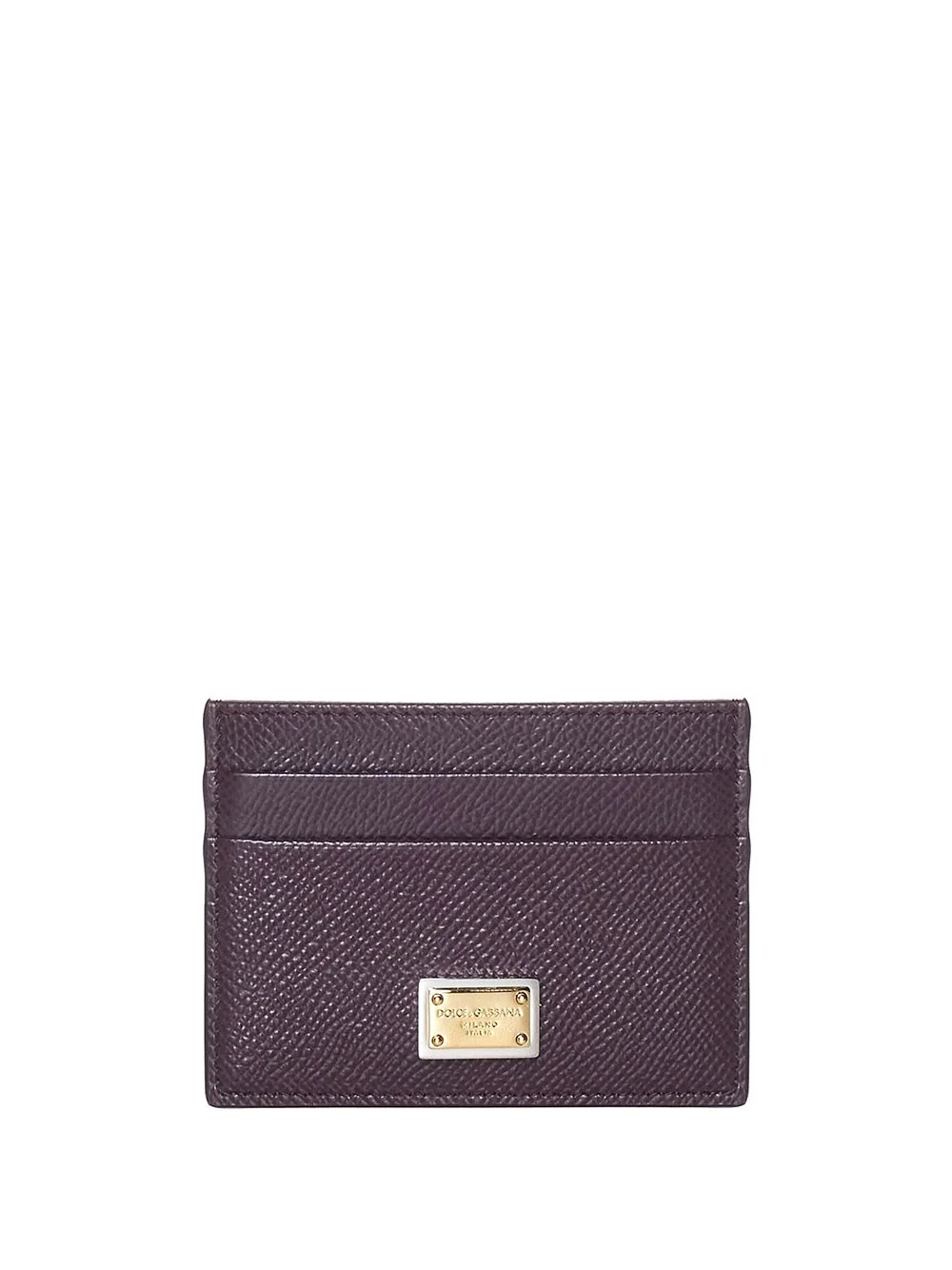 DAUPHINE CALFSKIN CARD HOLDER WITH BRANDED PLATE - 1