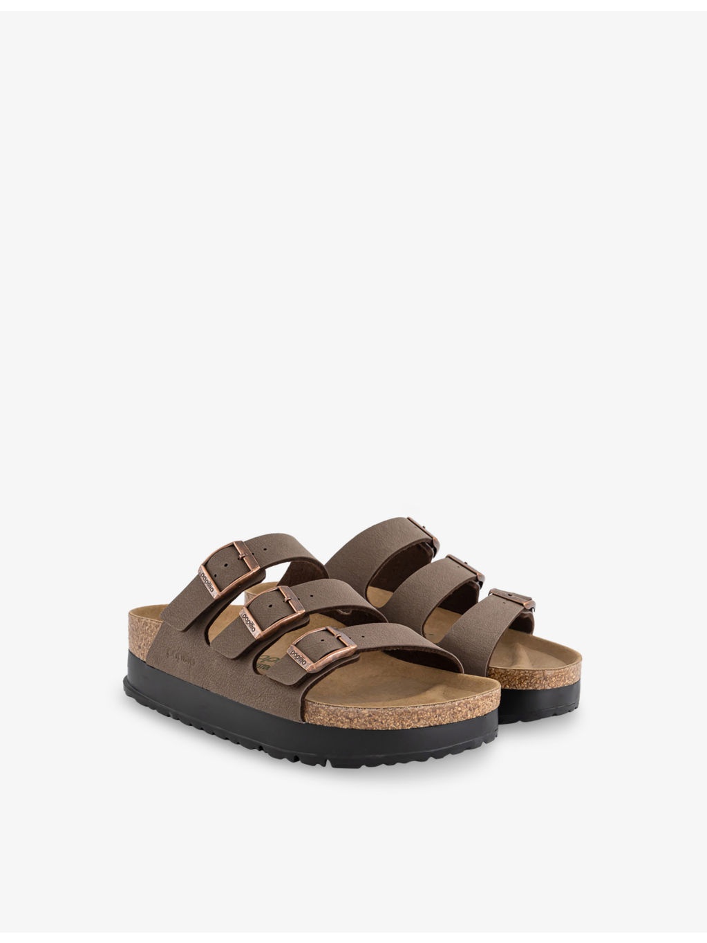 Florida III Flex Platform Faux-Leather Sandals - 3