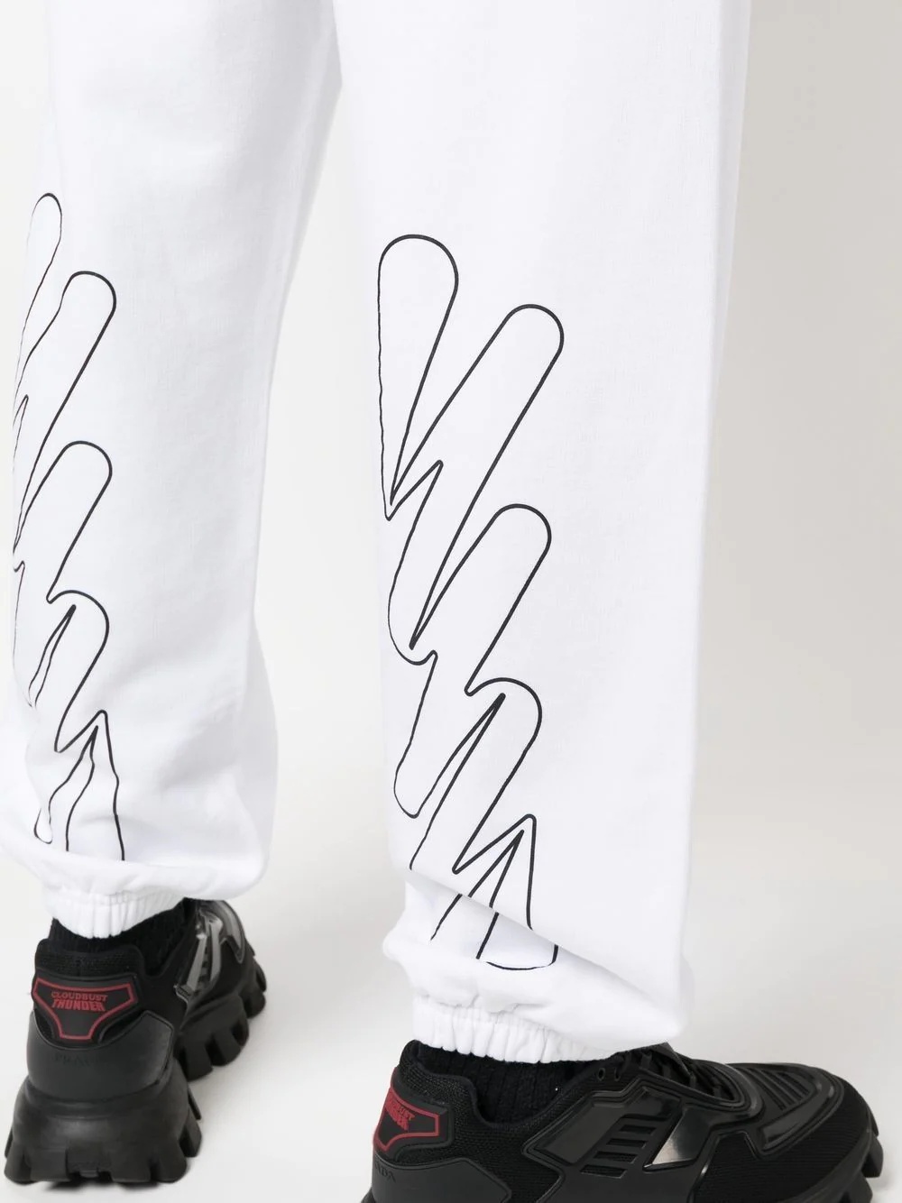 Diag-print track pants - 5