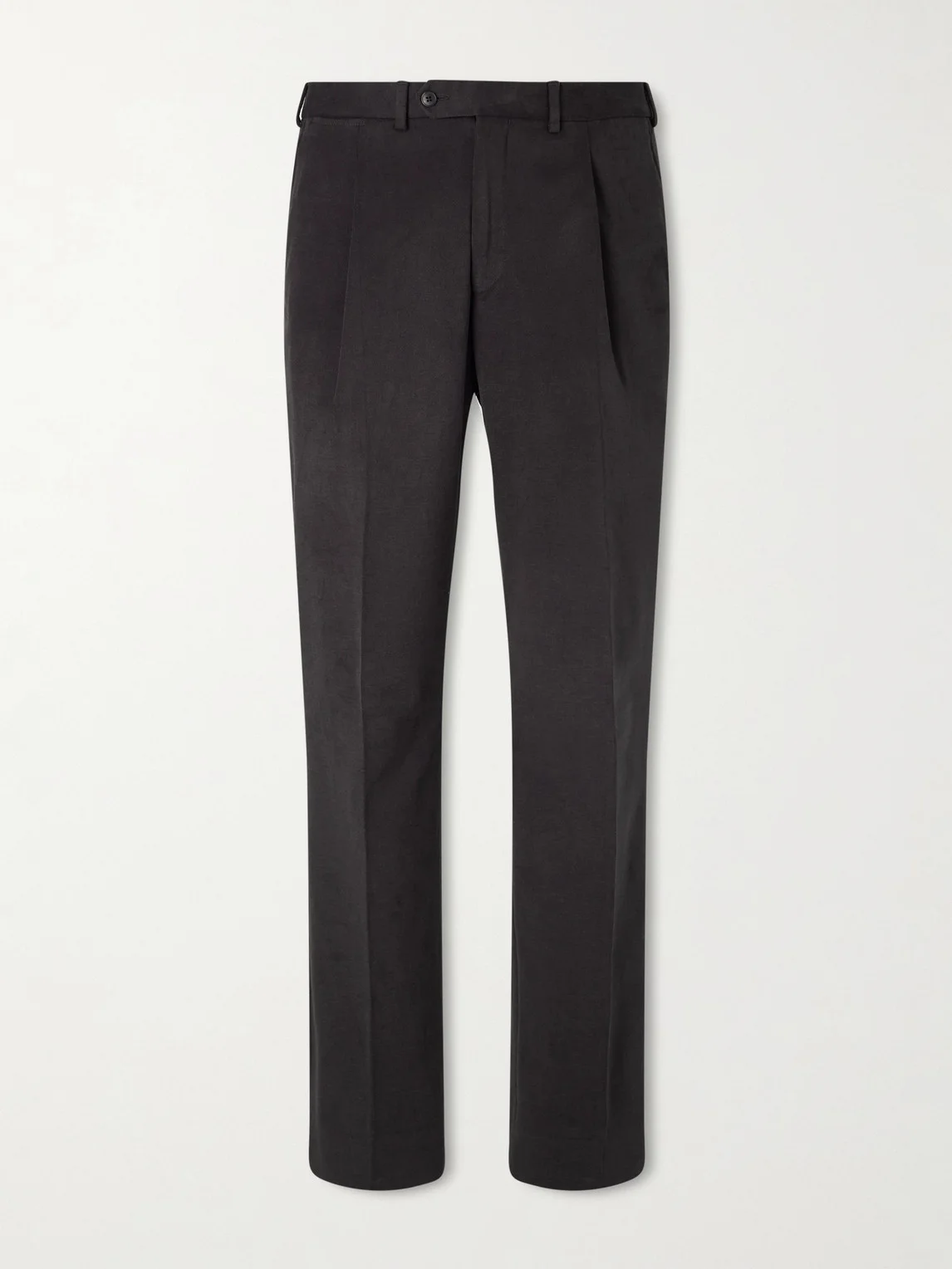 Amo Straight-Leg Brushed Cotton-Blend Twill Sui Trousers - 1