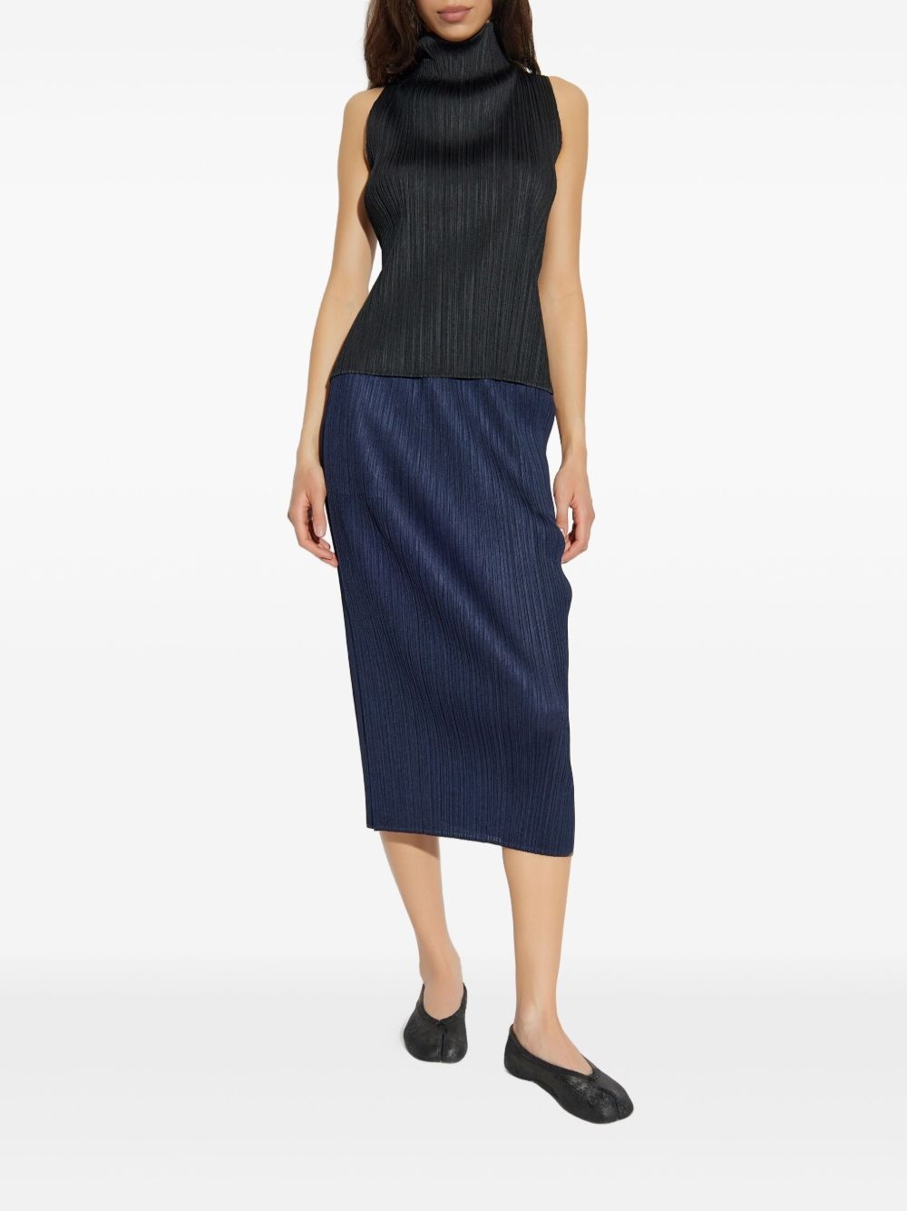 pleated top - 2
