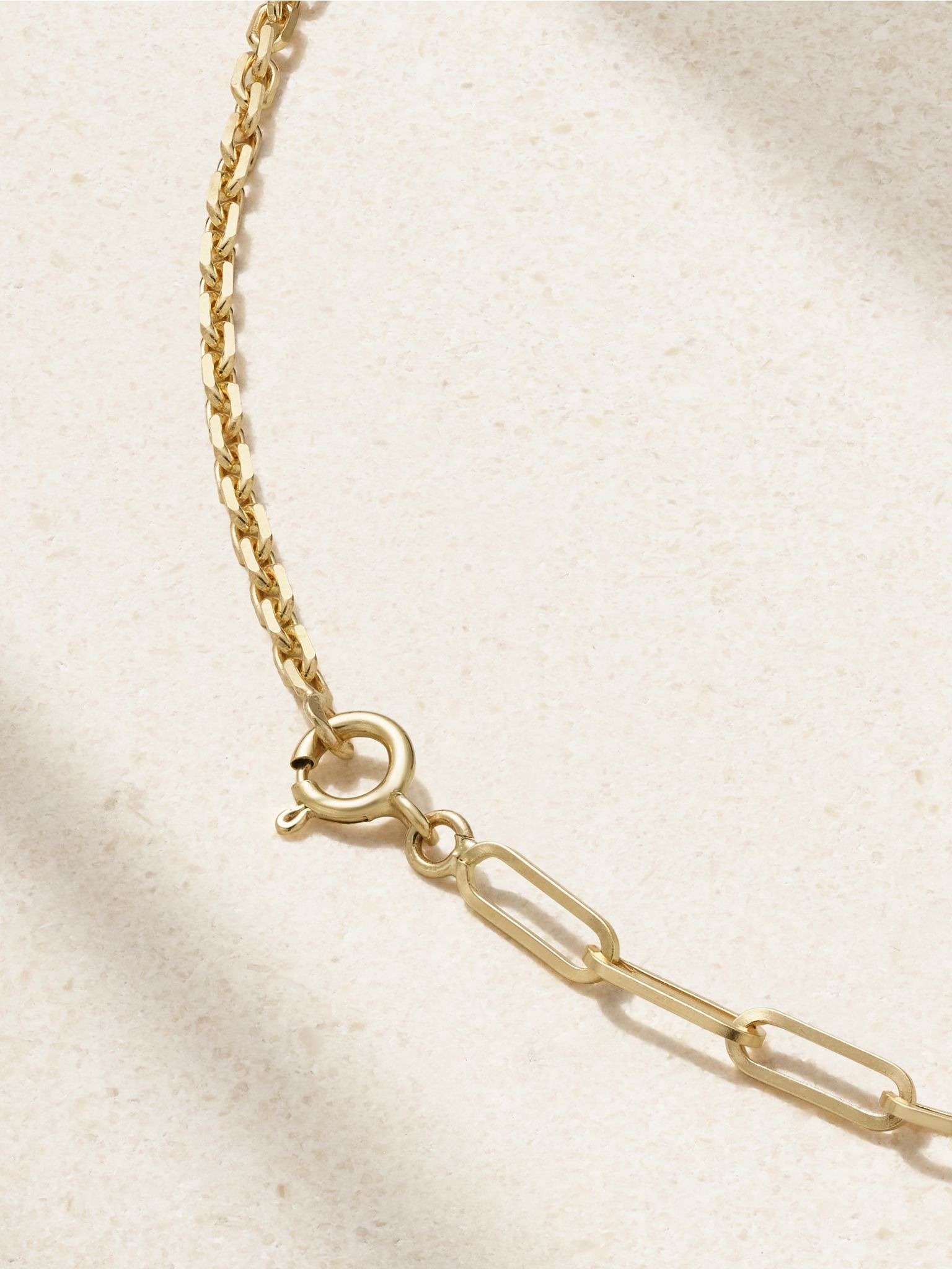 18-karat gold diamond necklace Gold - 3