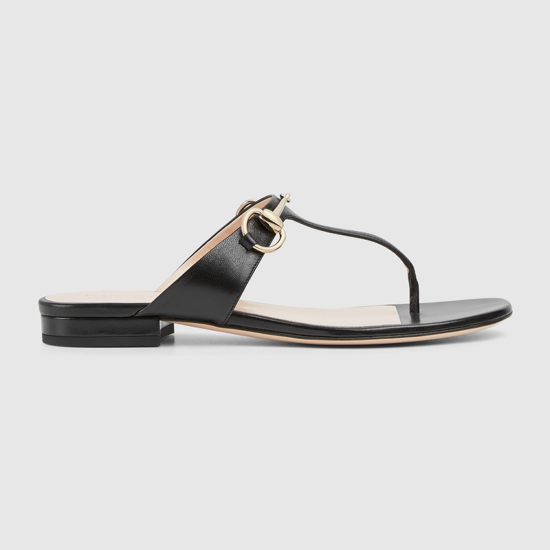 Women's thong sandal with Horsebit - 1