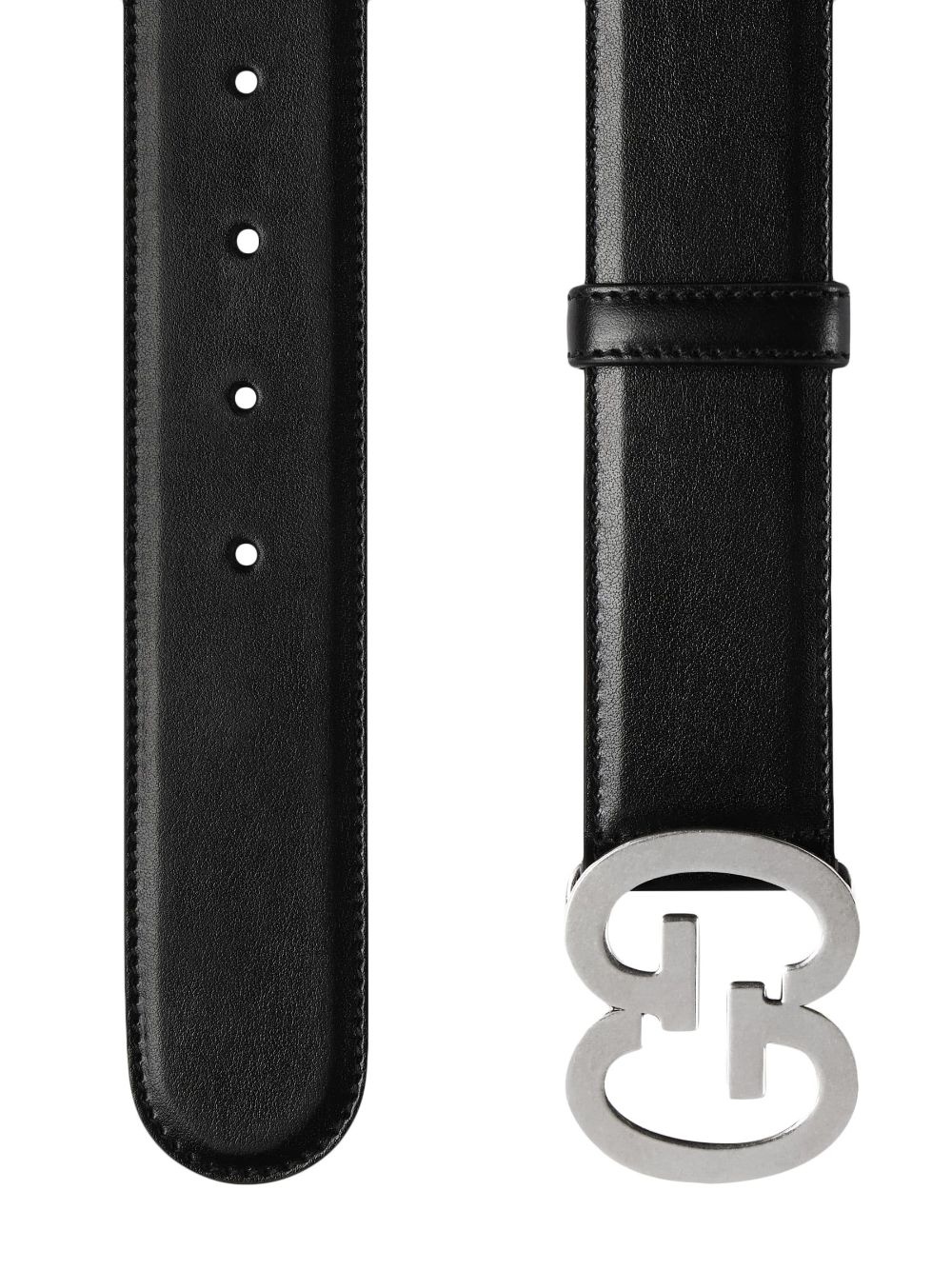 GG buckle leather belt - 2