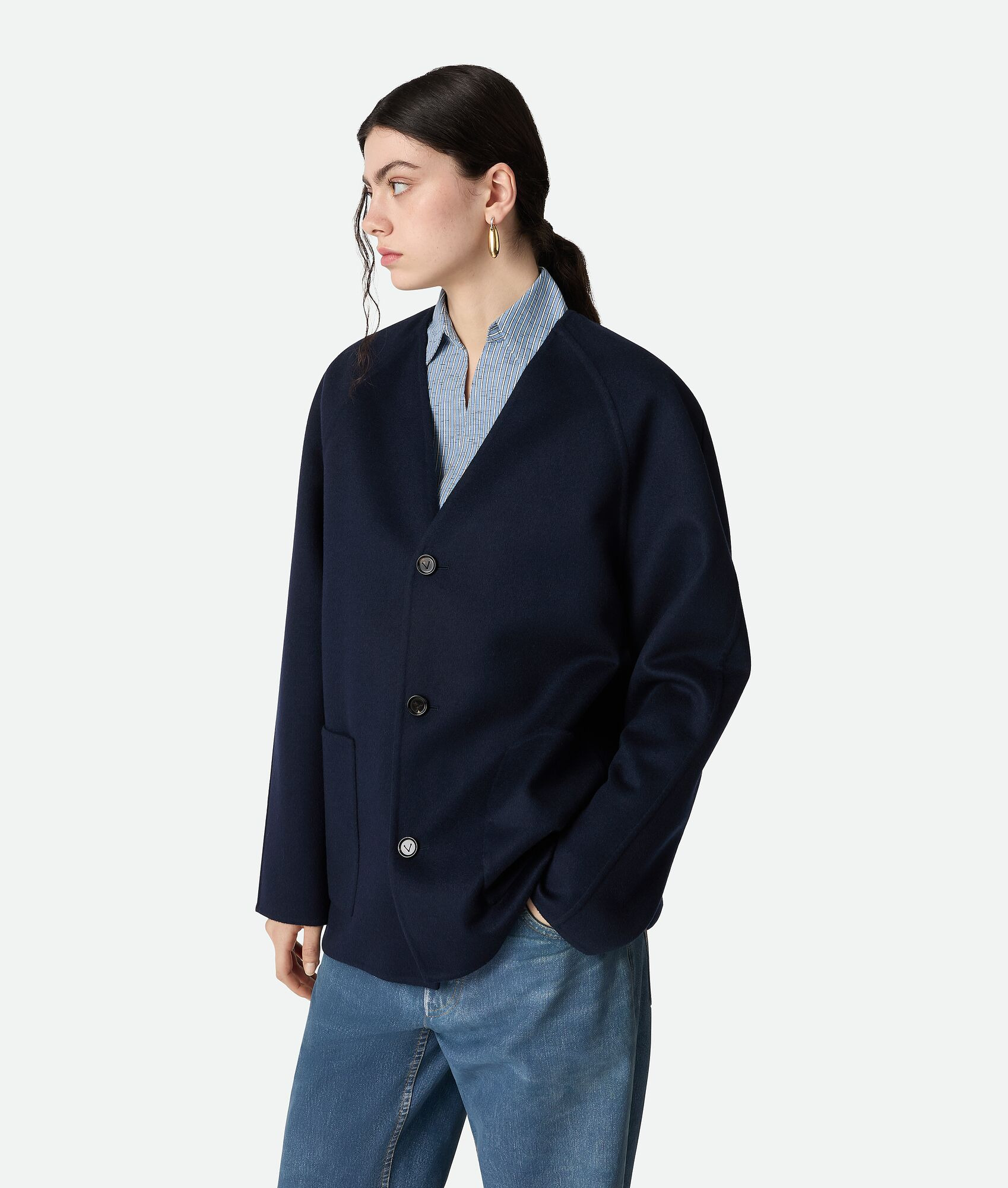 Light Wool And Cashmere Coat - 2