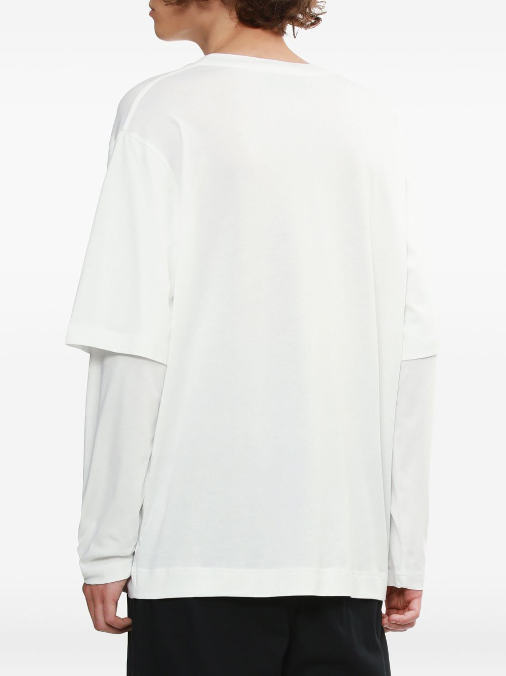 cotton long-sleeve T-shirt - 4