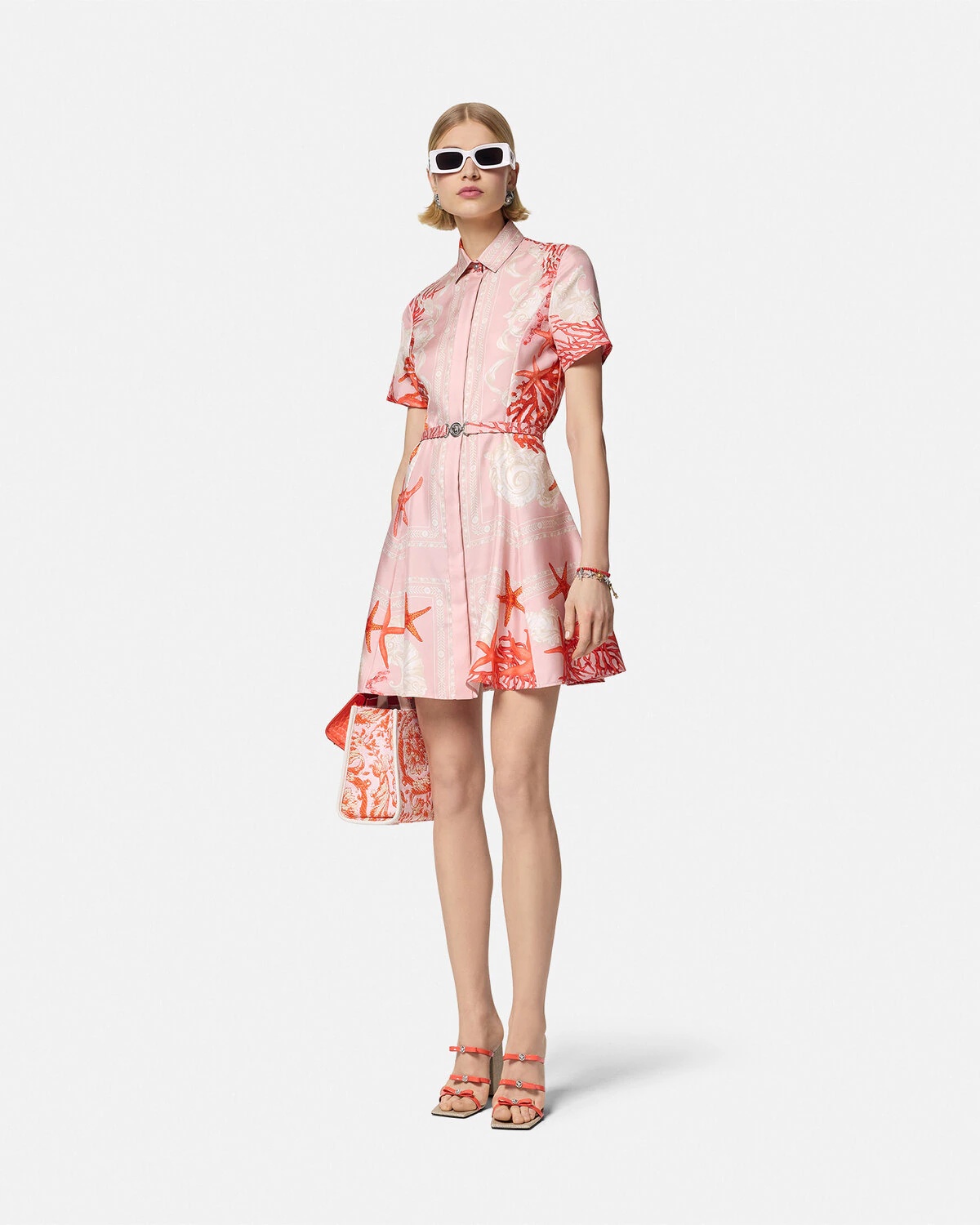 Barocco Sea Silk Shirt Dress - 2