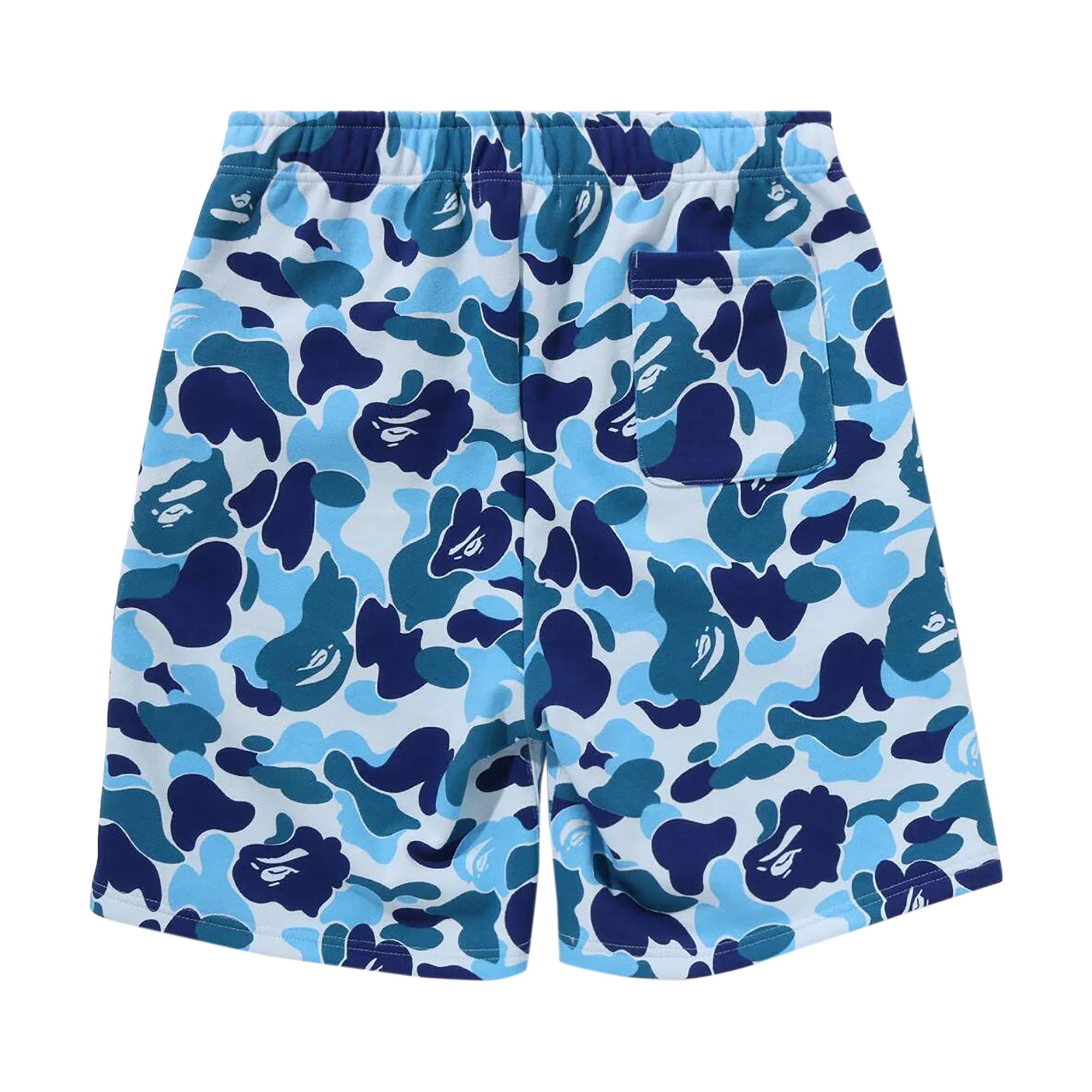 BAPE ABC Camo Shark Sweatshorts 'Blue' - 2