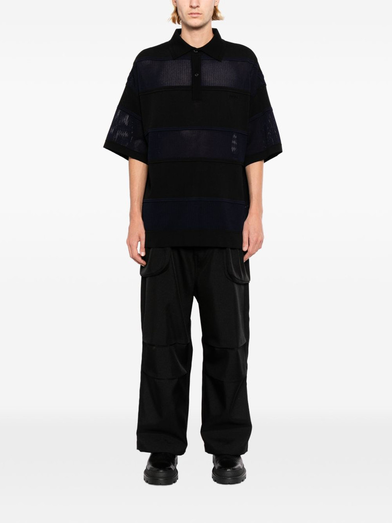 JUUN.J striped polo shirt outlook