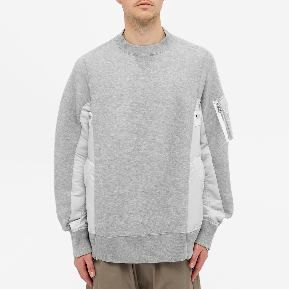 Sacai MA-1 Crew Sweat - 5