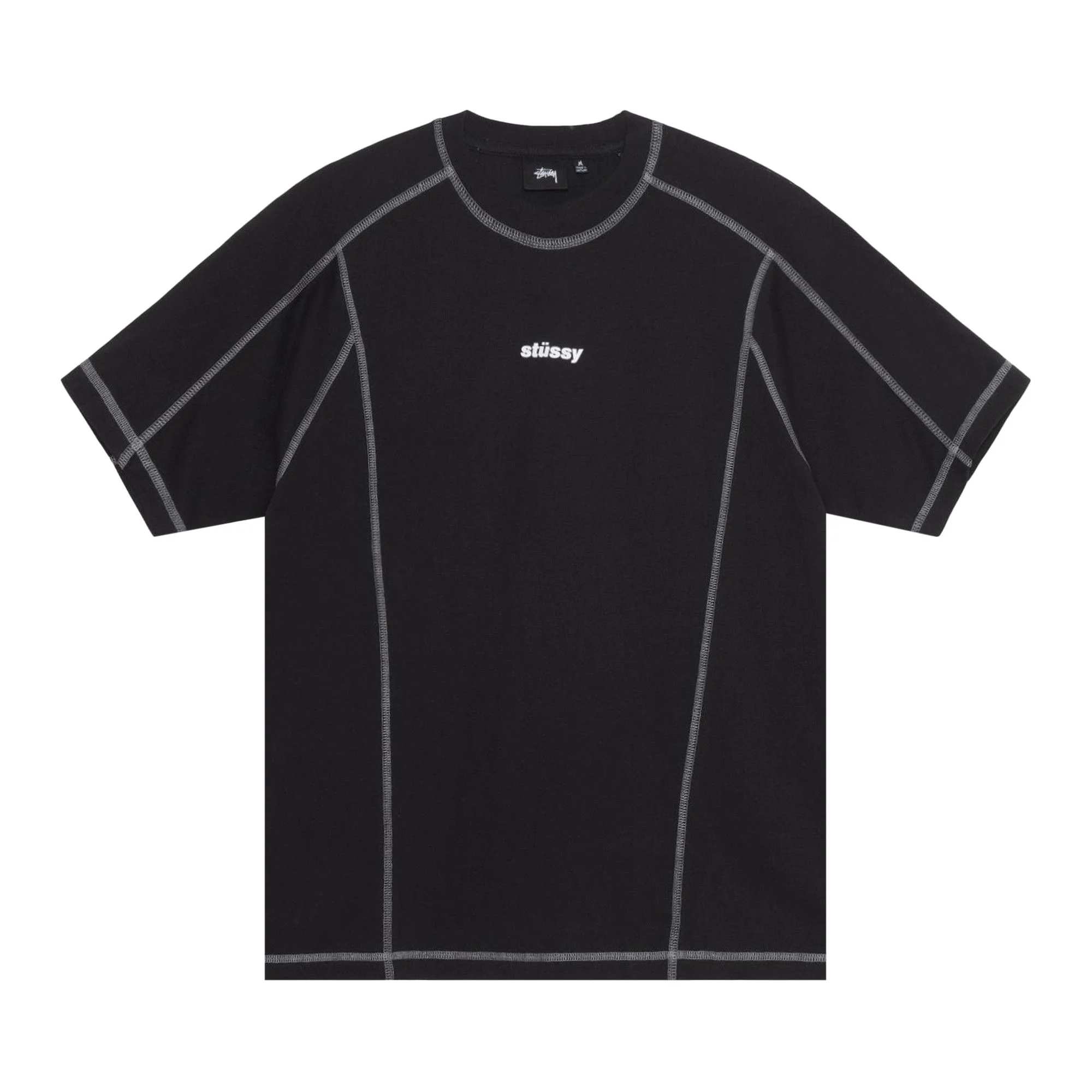 Stussy Wave Short-Sleeve Crew 'Black' - 1