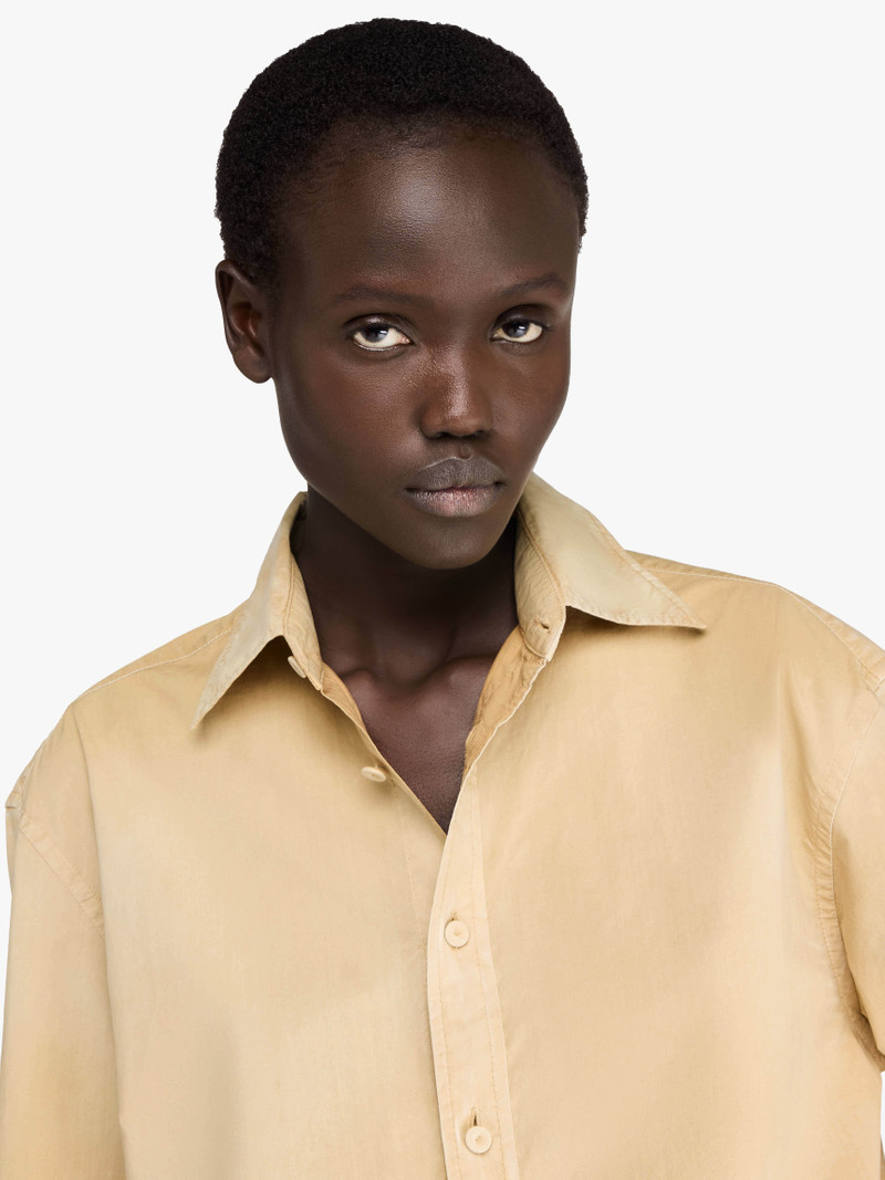 GARMENT DYED CROPPED SHIRT 5