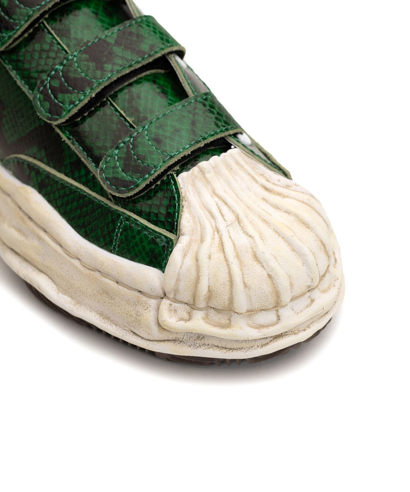 "BLAKEY" OG Sole Python Printed Leather Low-top Sneaker 25