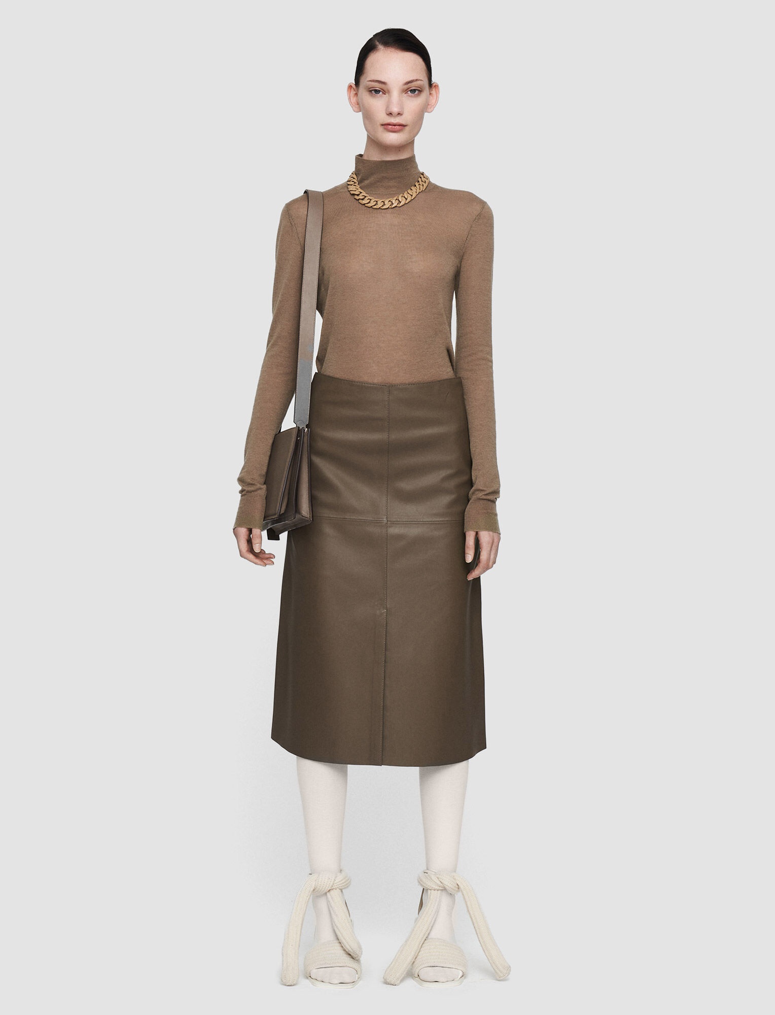 Nappa Leather Sidena Skirt - 2