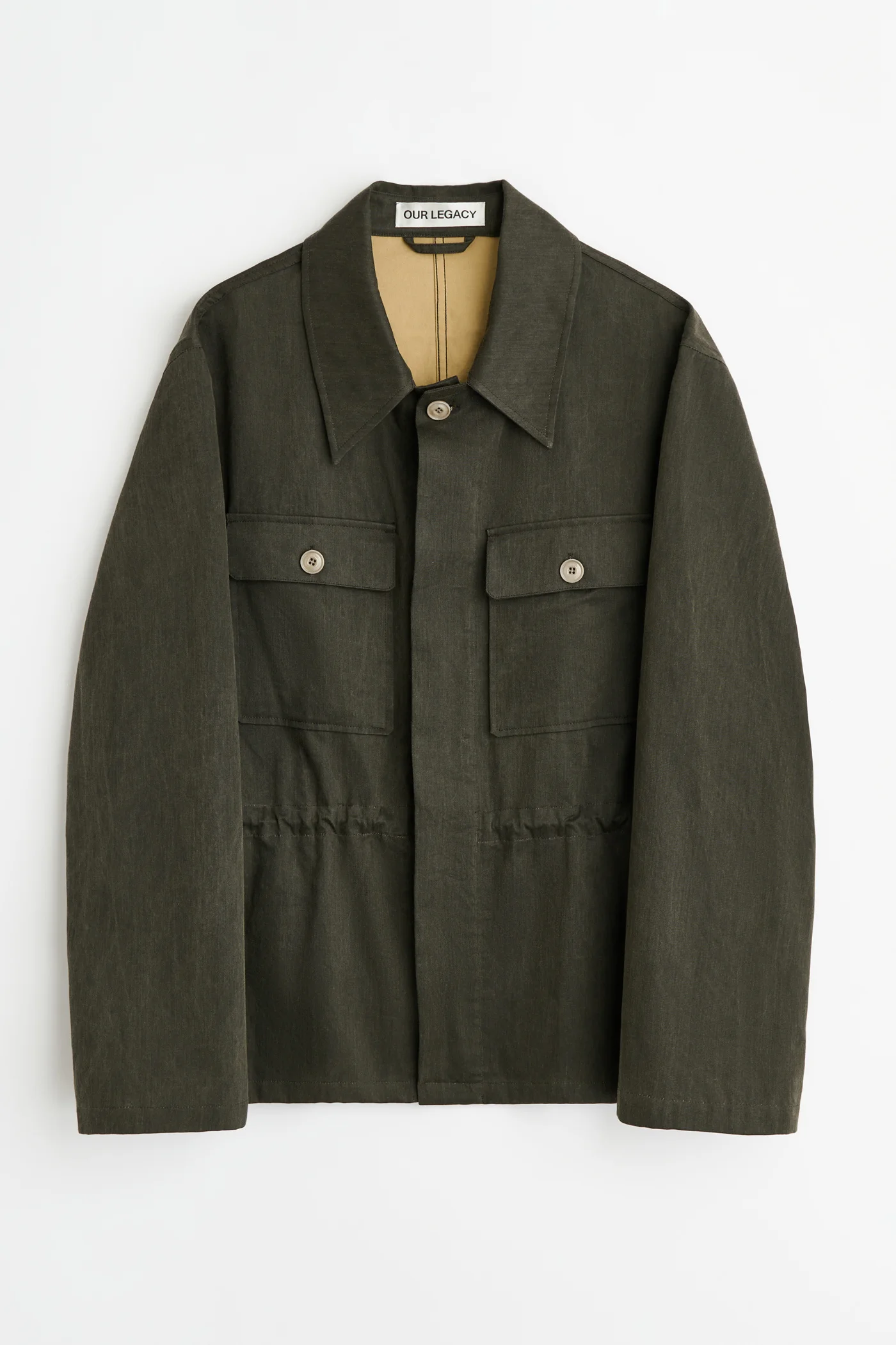 Unity Jacket Antique Mudd Coated Sateen - 1