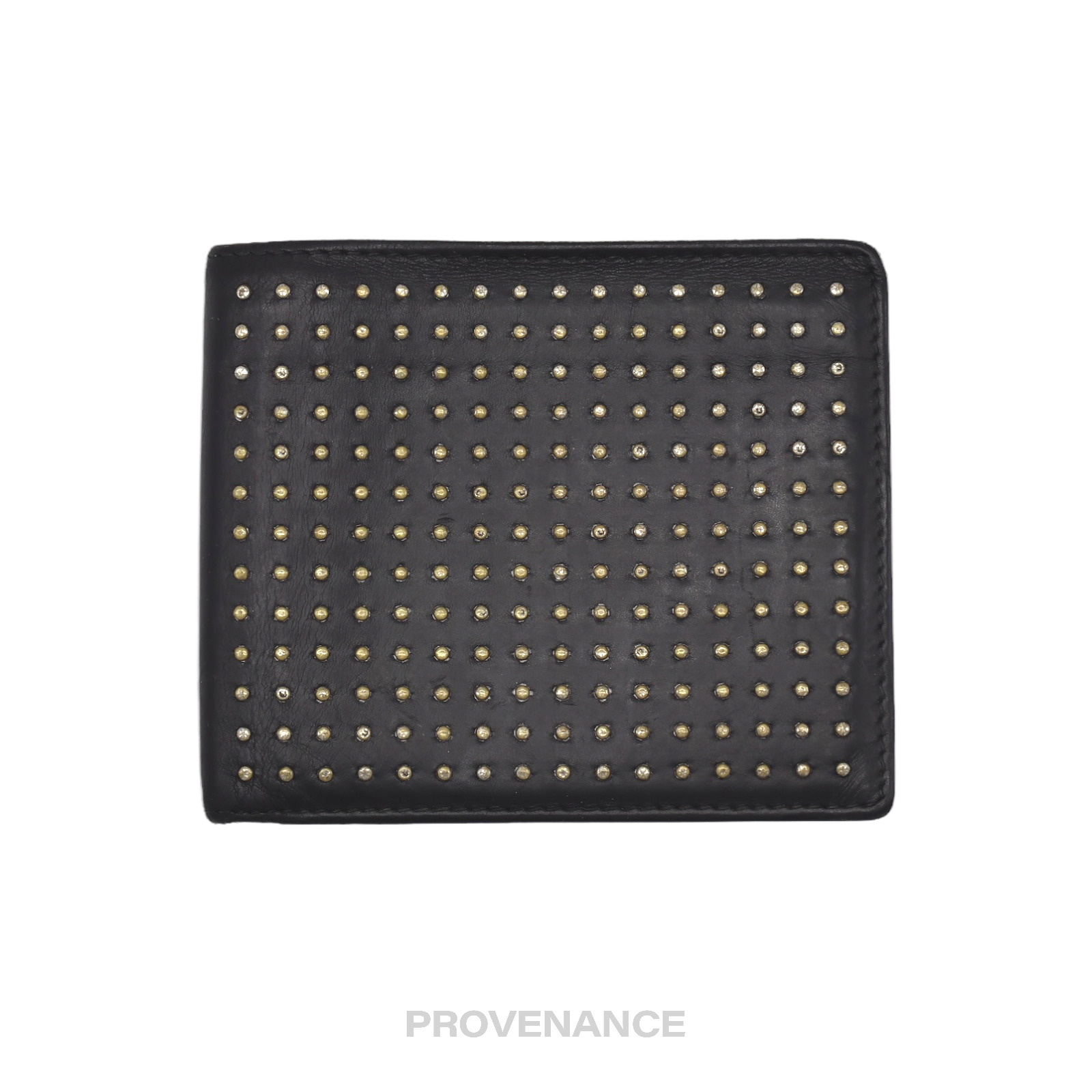 SLP Bifold Wallet - Studded Black Leather - 2