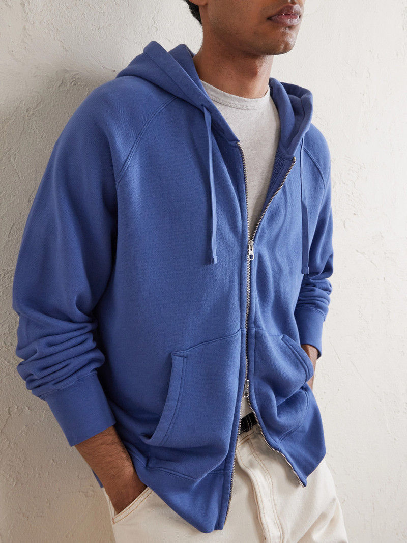 Cotton-Jersey Zip-Up Hoodie 5