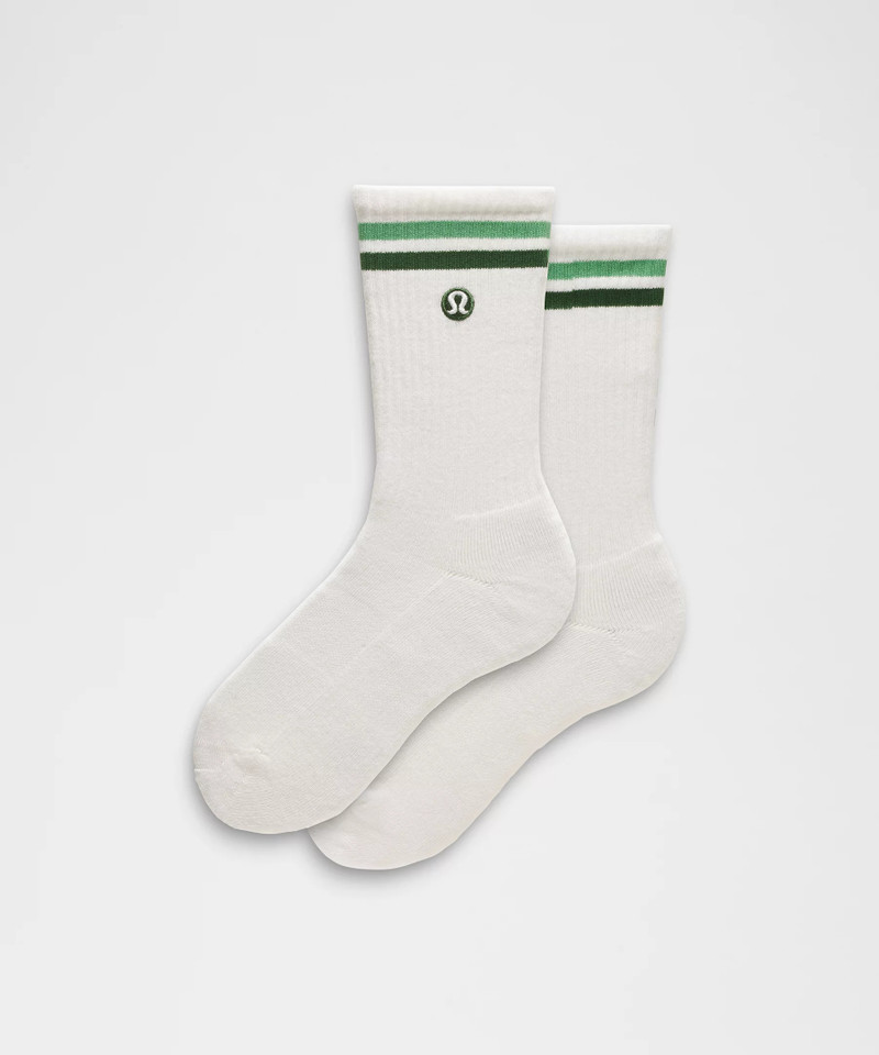 Unisex Daily Essential Crew Socks *Stripe 1