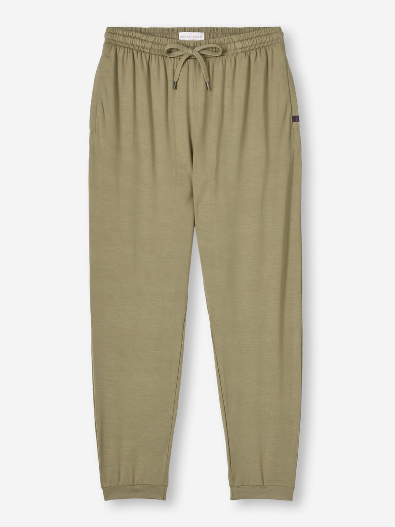 Men's Track Pants Basel Micro Modal Stretch Khaki - 1