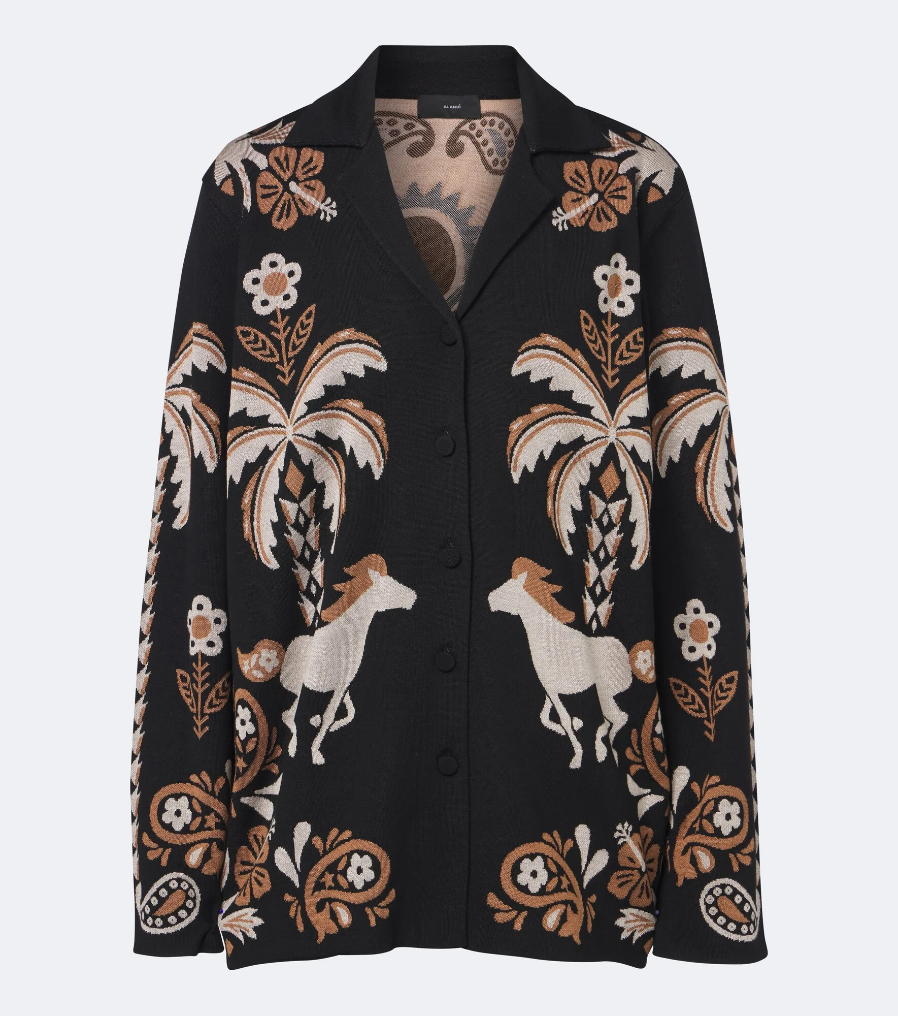 Island Roots wool and silk-blend blazer - 1
