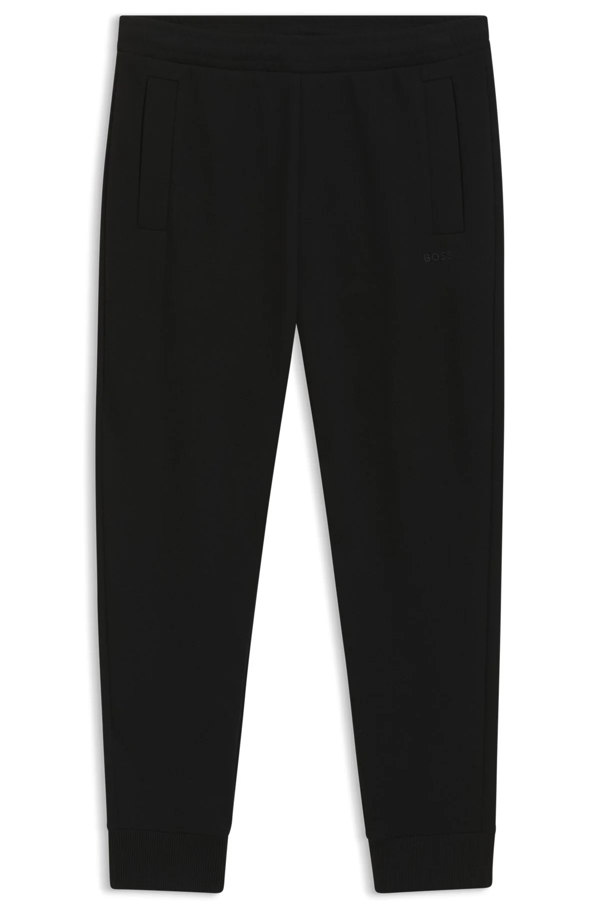 COTTON-BLEND SWEATPANTS WITH EMBROIDERED LOGO - 1
