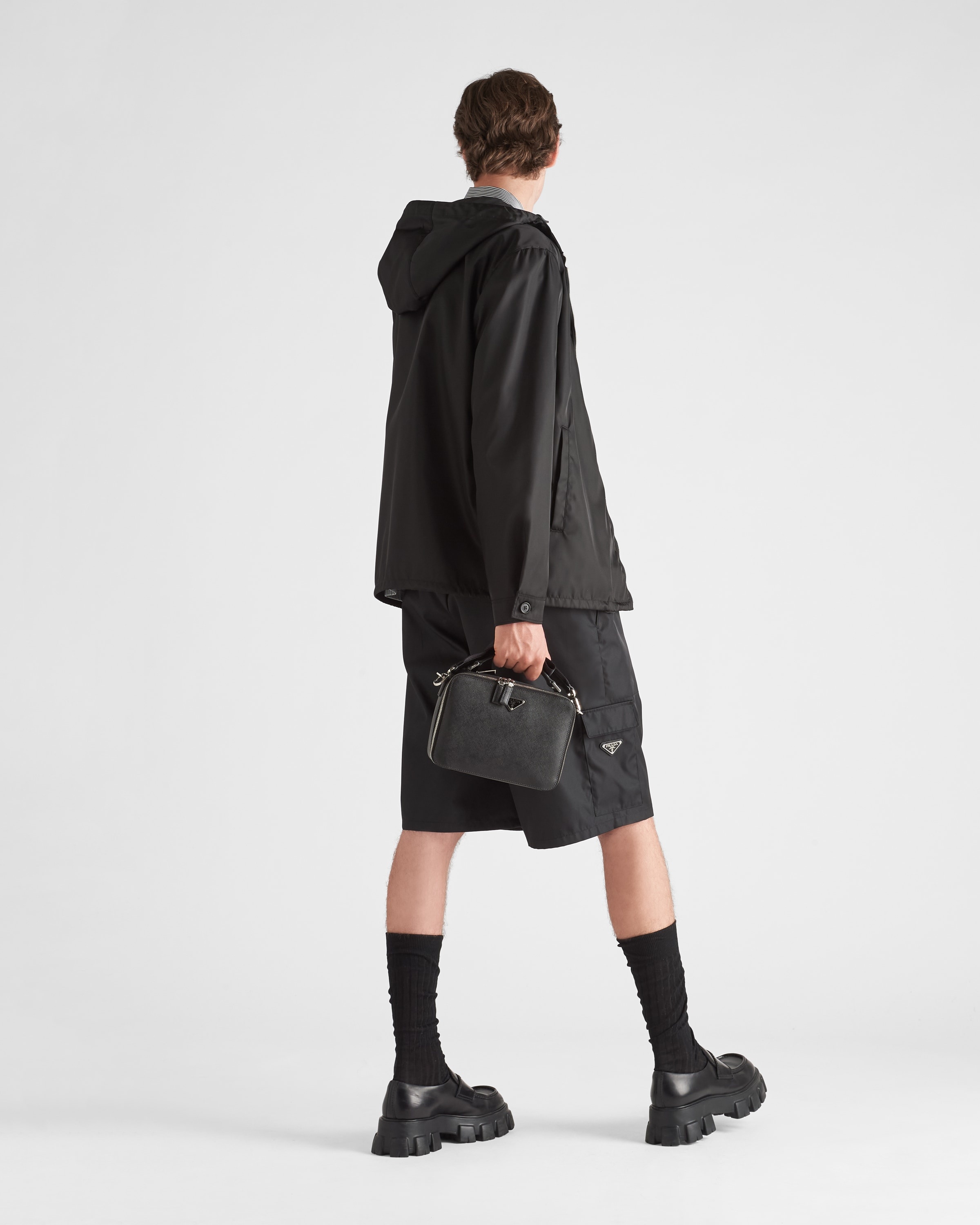 Re-Nylon hooded blouson jacket - 5