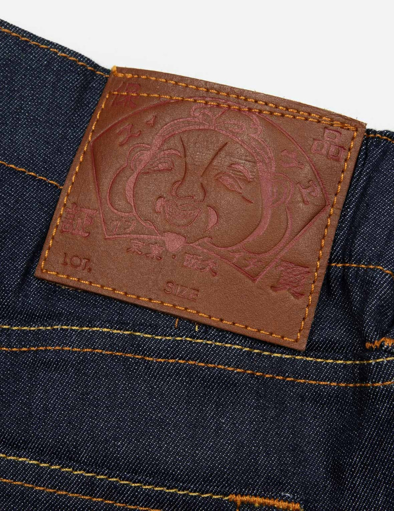 SEAGULL PRINT WITH DENIM CHAIN RELAX FIT DENIM JOGGERS 10