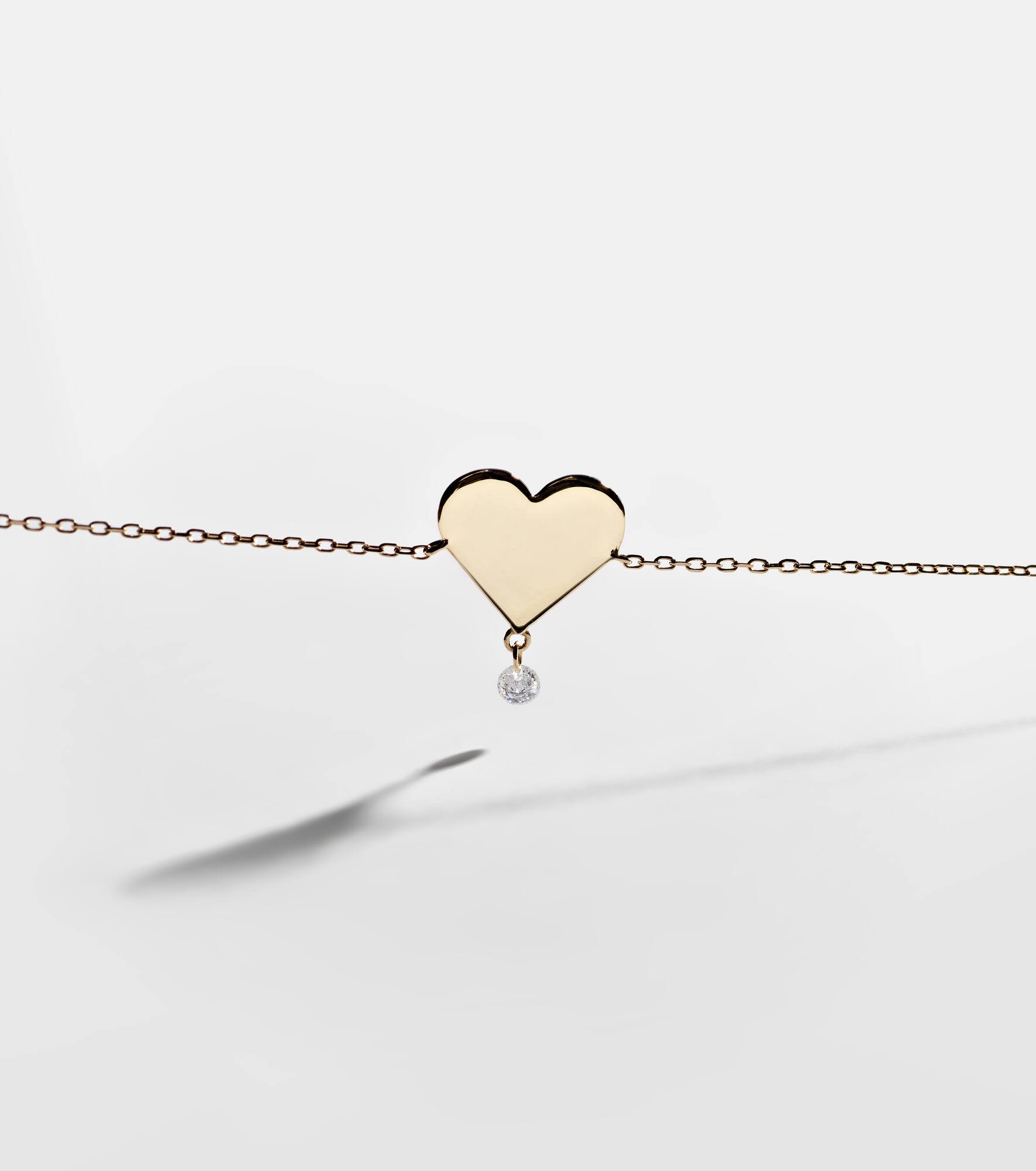 18kt gold bracelet with diamonds - 5