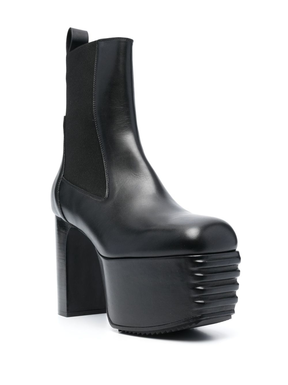 Minimal Grill 195mm leather platform boots - 2