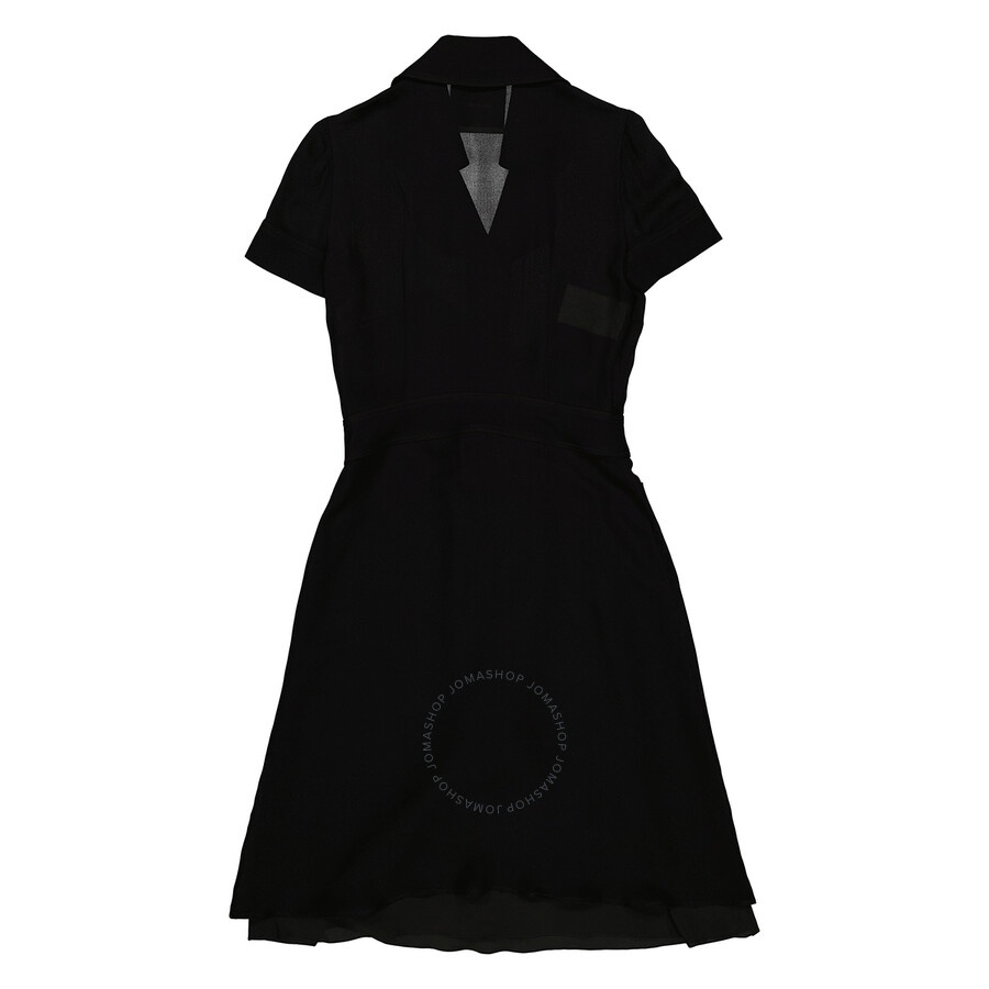 Moschino Ladies Black Short-Sleeved Mini Shirt Dress - 2