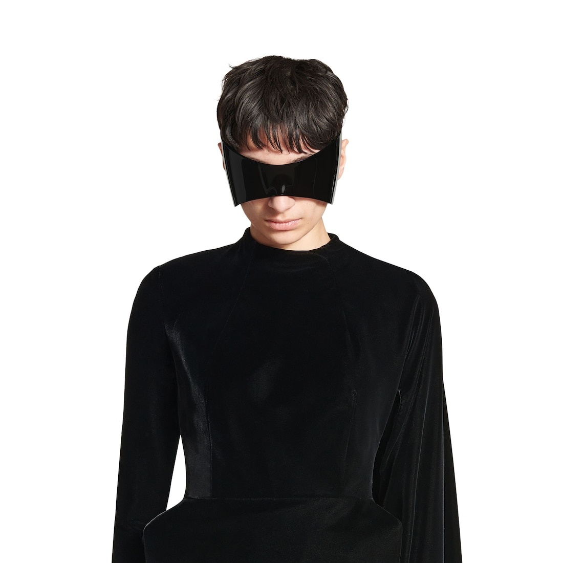 Women's Maxi Sleeve Gown in Black - 5