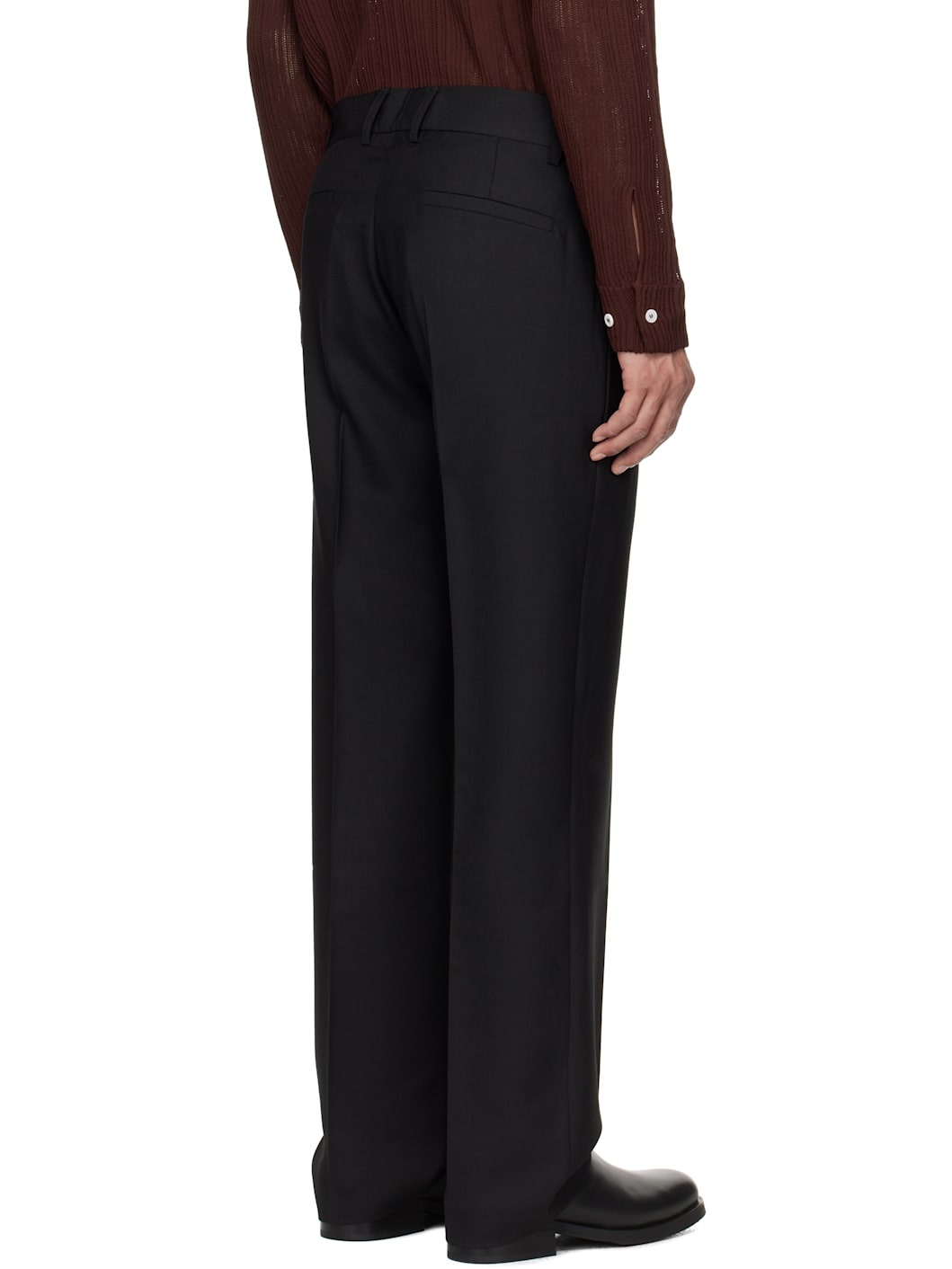 Black Mike Suit Trousers - 3